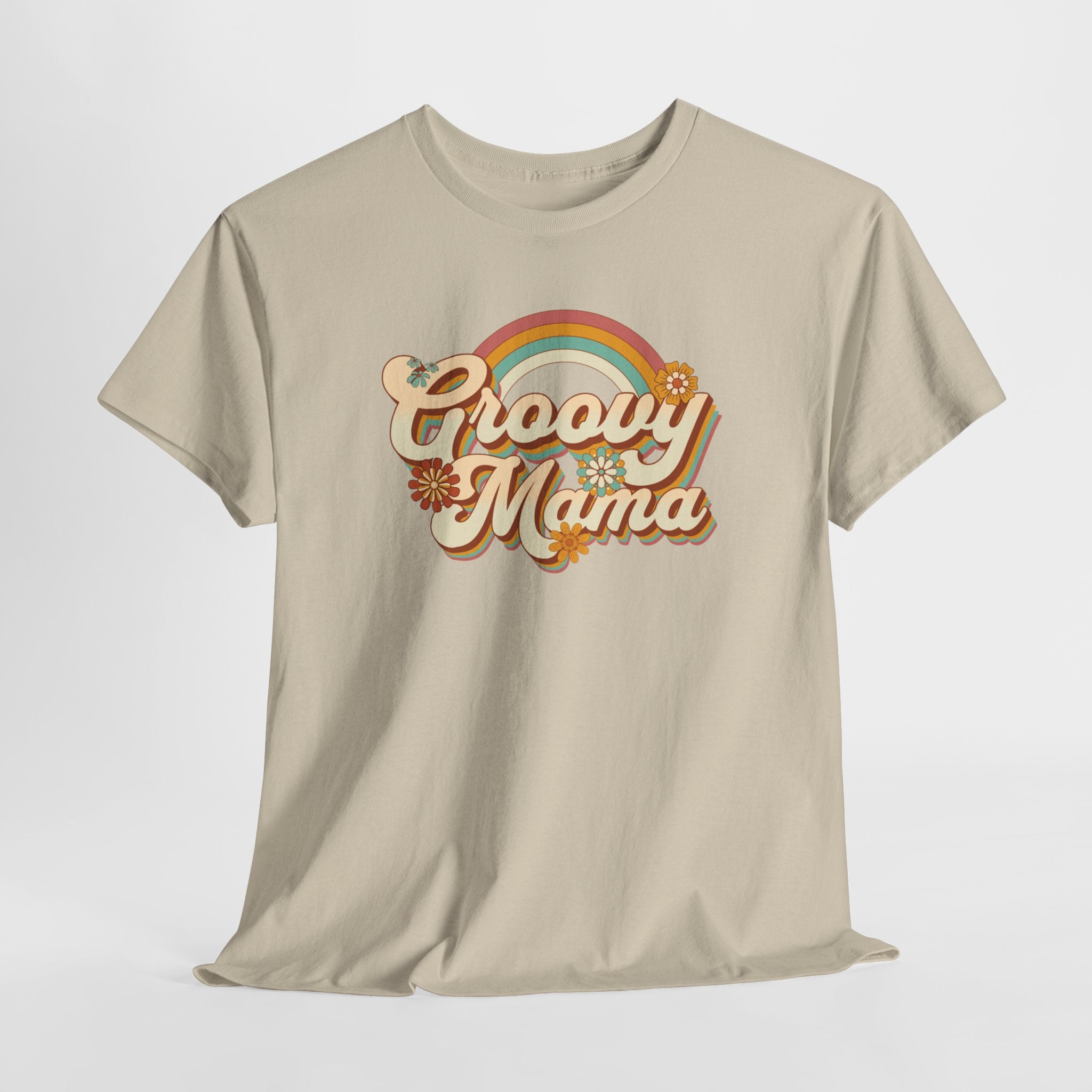 Moederdag Mama Cadeau - T-shirt - Groovy Mama - Oversized - #76