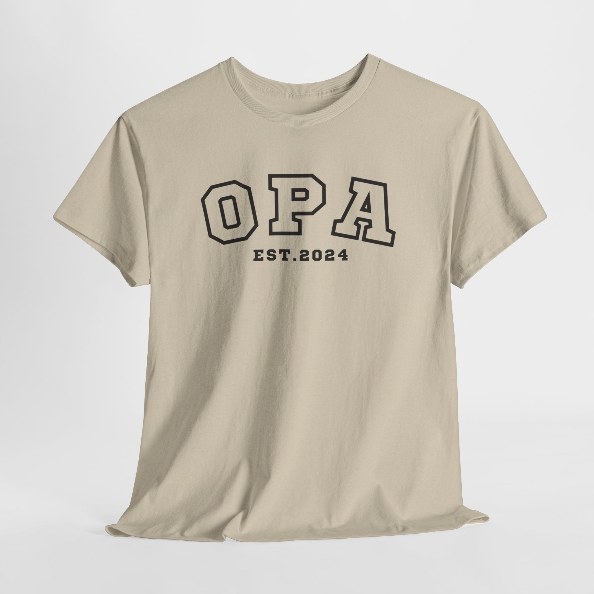 Gepersonaliseerd Opa T-shirt met EST jaartal