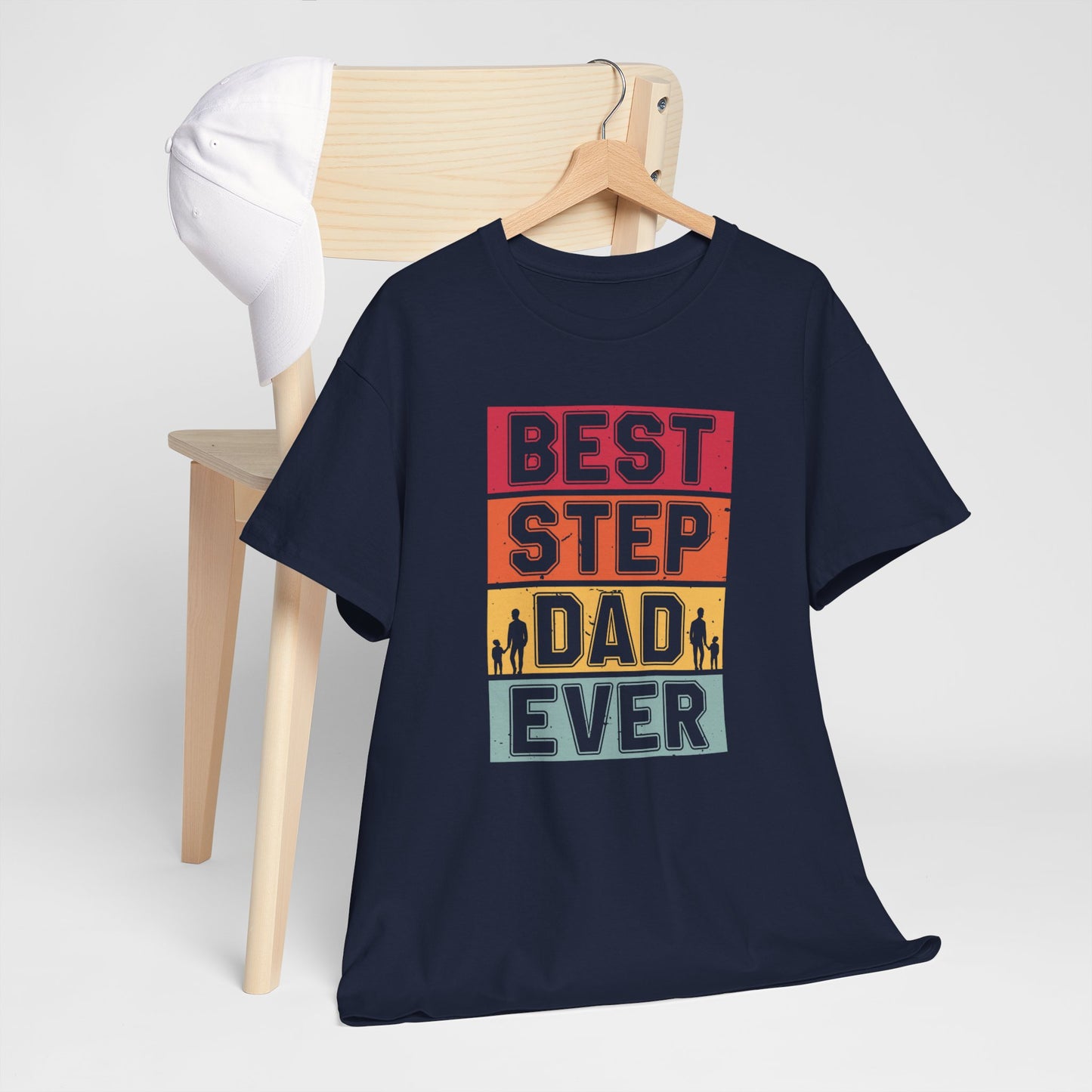 Vaderdag Papa Cadeau - T-shirt - Best Step Dad Ever - Oversized #31