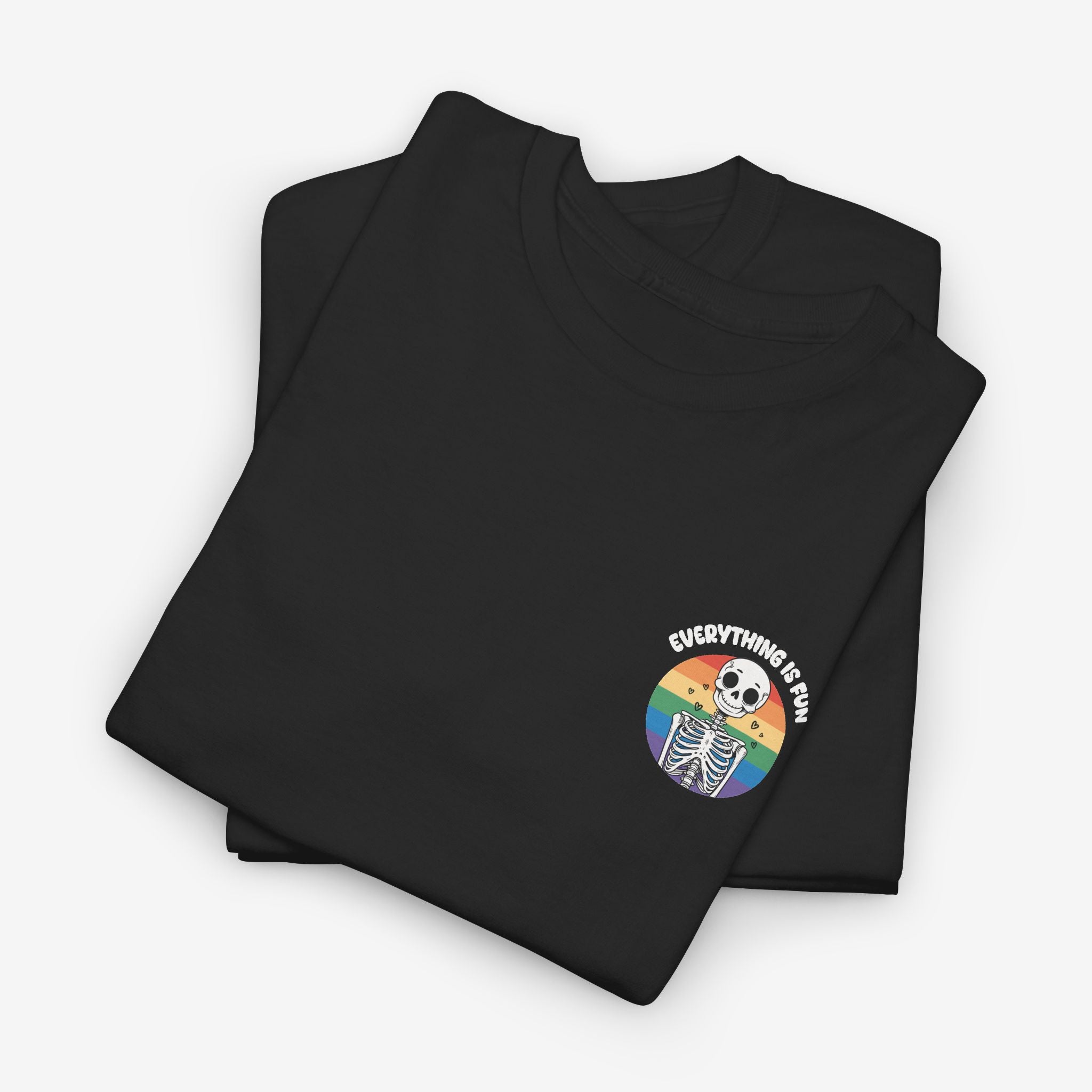Gay Pride T-shirt - Skelet Everything is Fun | SkrrtShirt