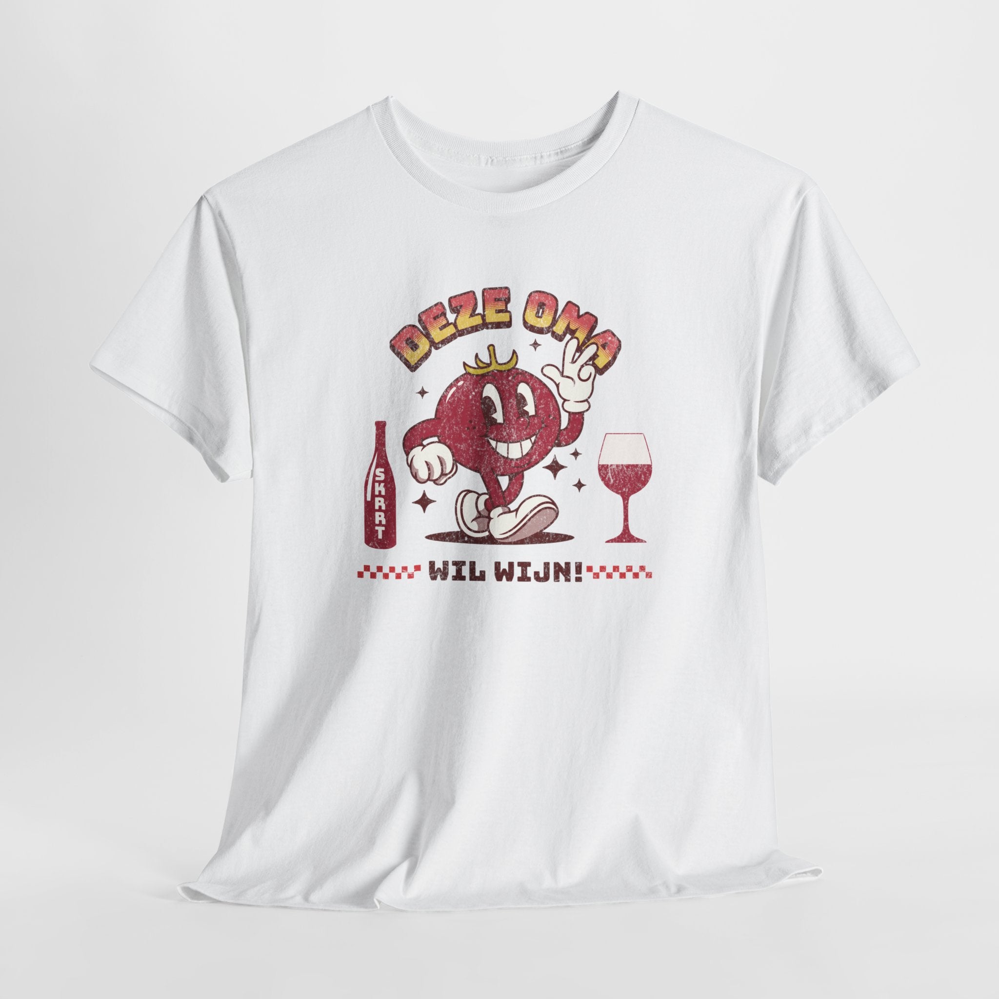 Moederdag Mama Cadeau - T-shirt - Deze Oma Wil Wijn - Oversized - #98