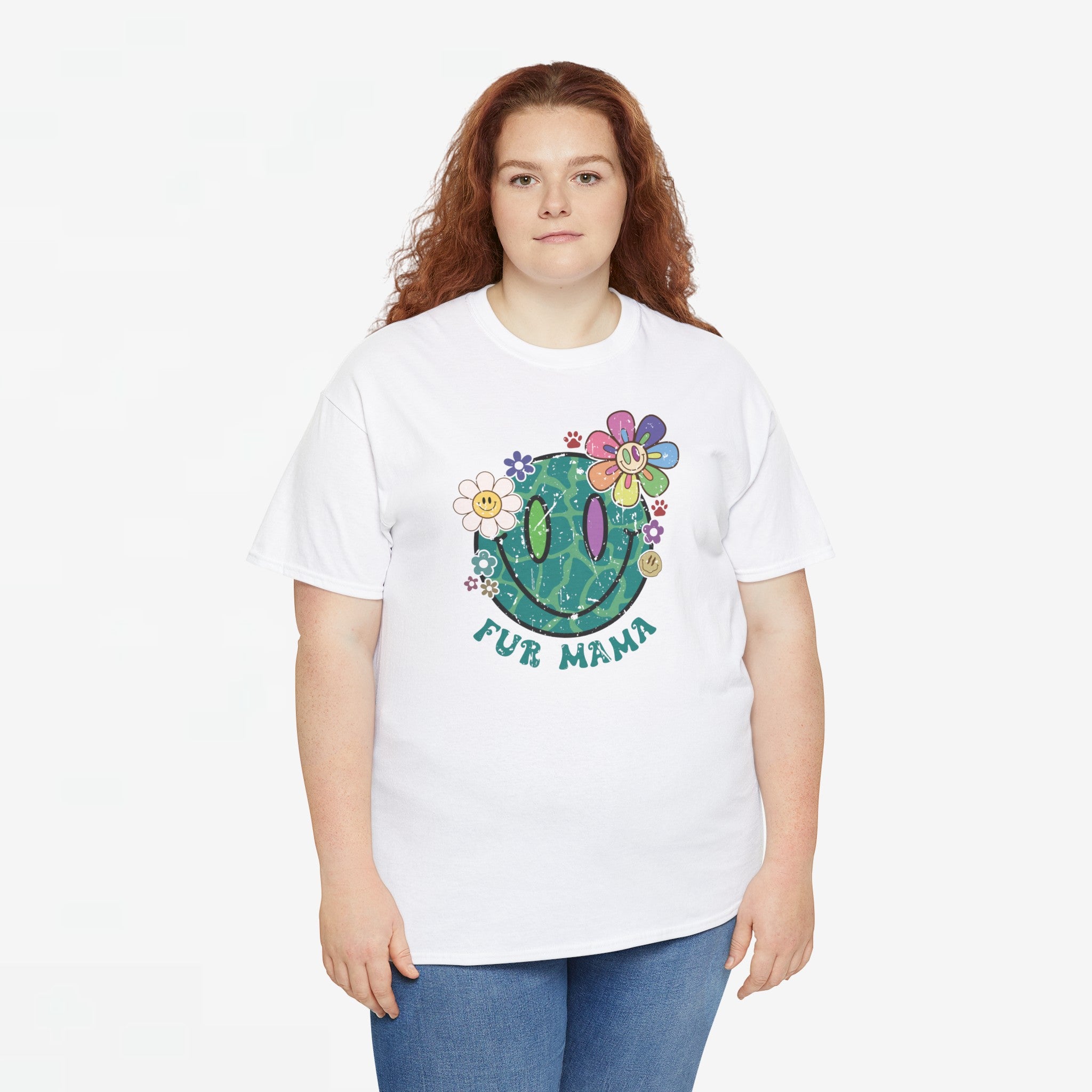 Moederdag Mama Cadeau - T-shirt - Fur Mama - Oversized - #59