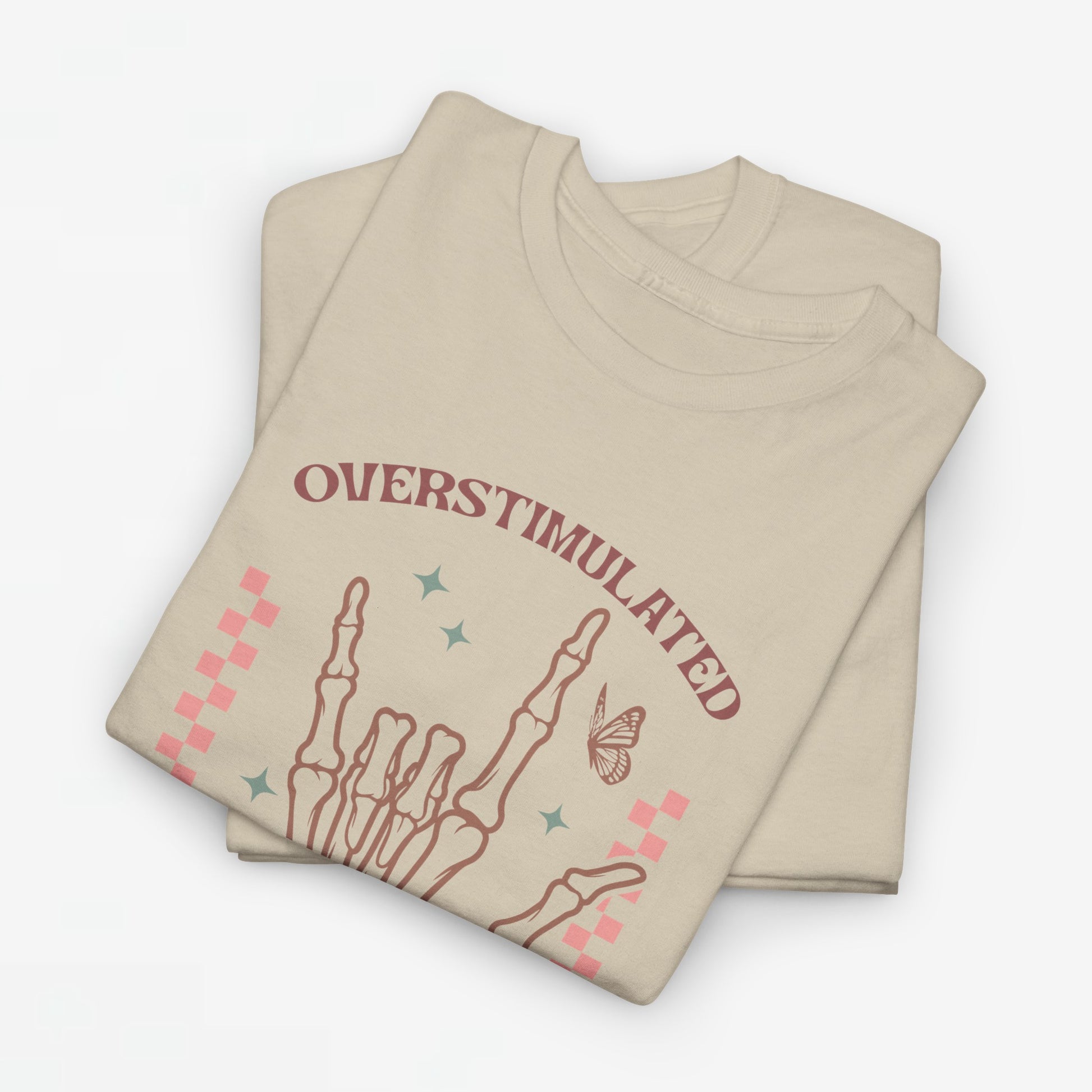 Mother's Day Mom Gift - T-shirt - Overstimulated Moms Club - Oversized - #51 