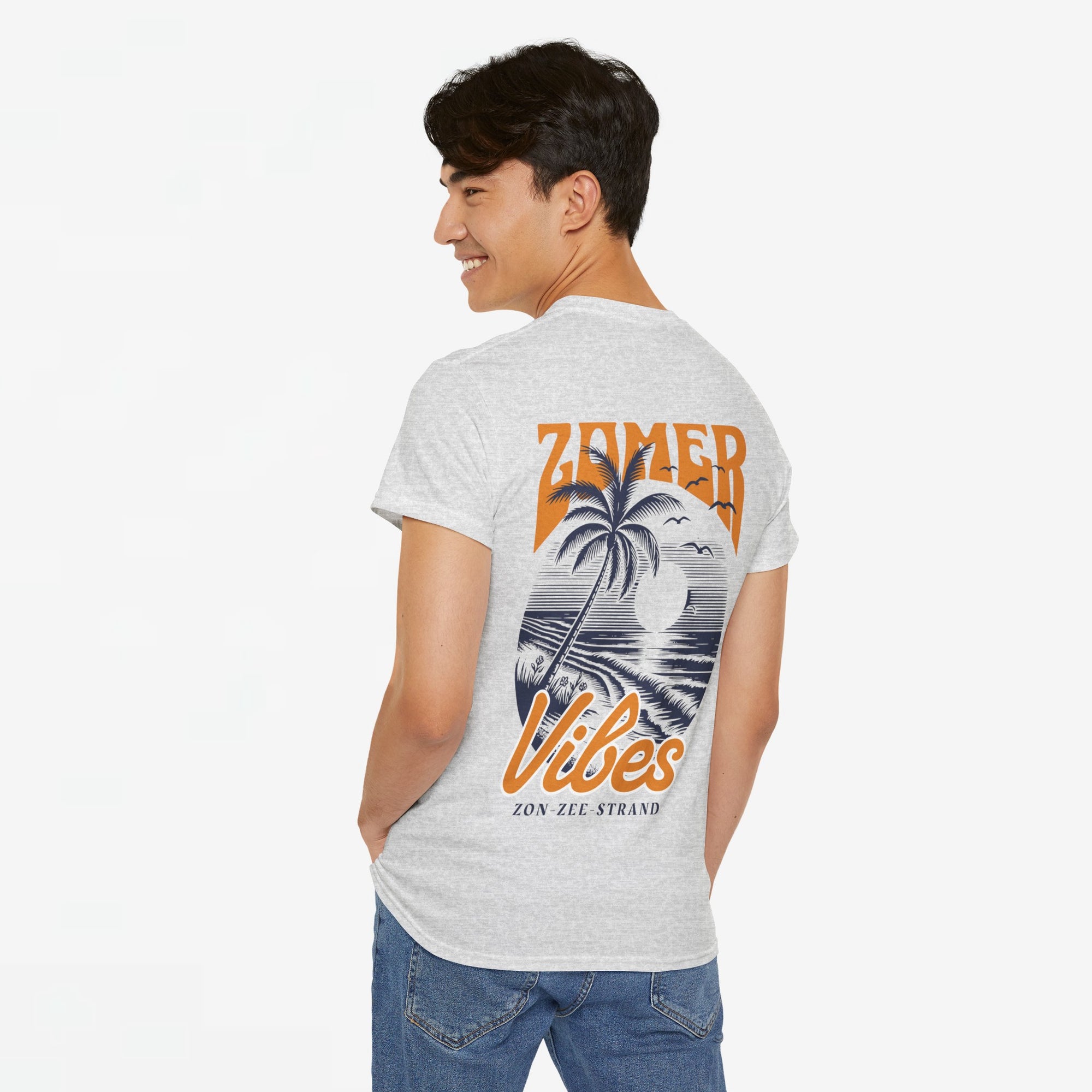 Zomer T-shirt voor Heren - Skrrtshirt Zomervakantie Oversized Tee #2 - Zomer Vibes