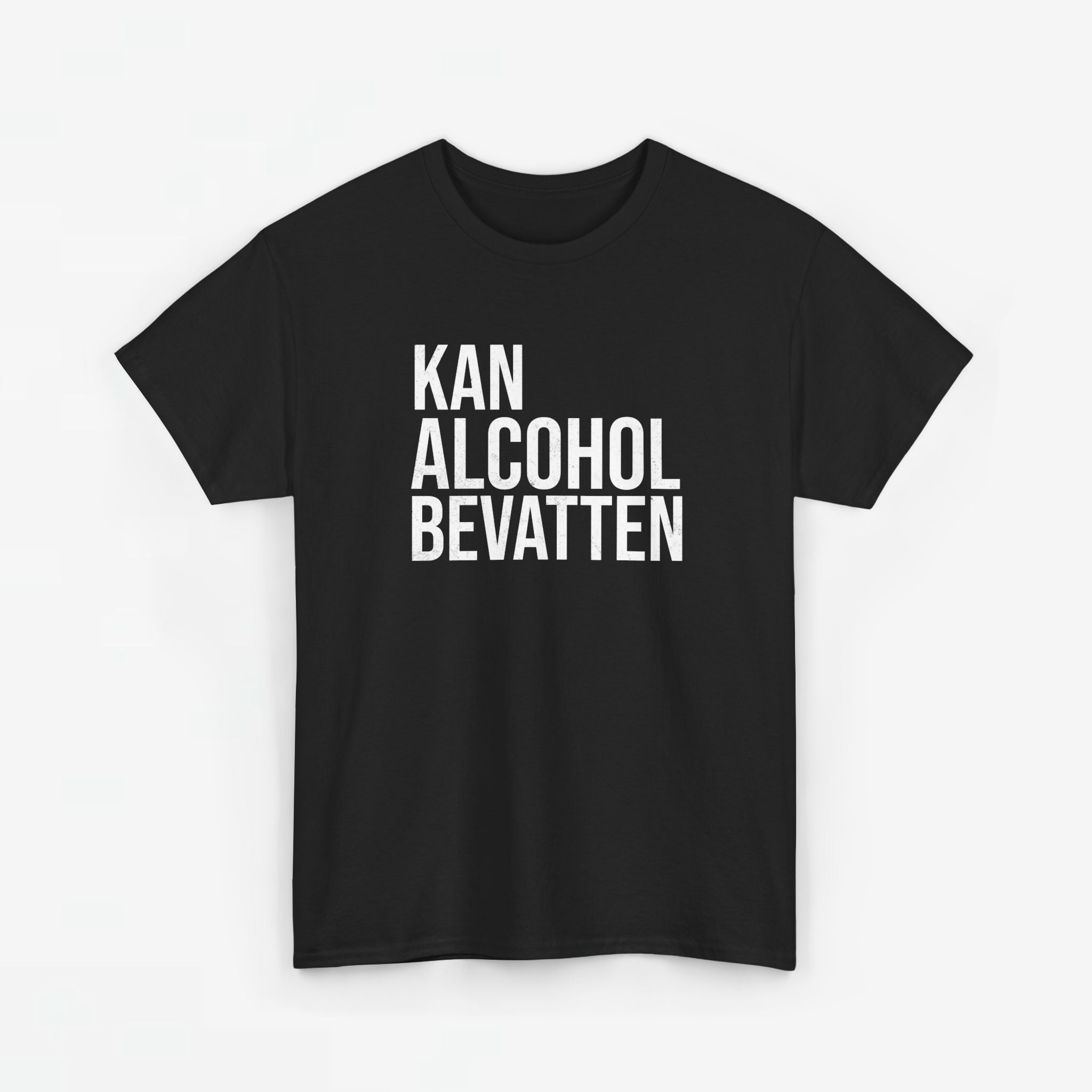 Kan Alcohol Bevatten | Front Print | Koningsdag T-shirt | Oversized