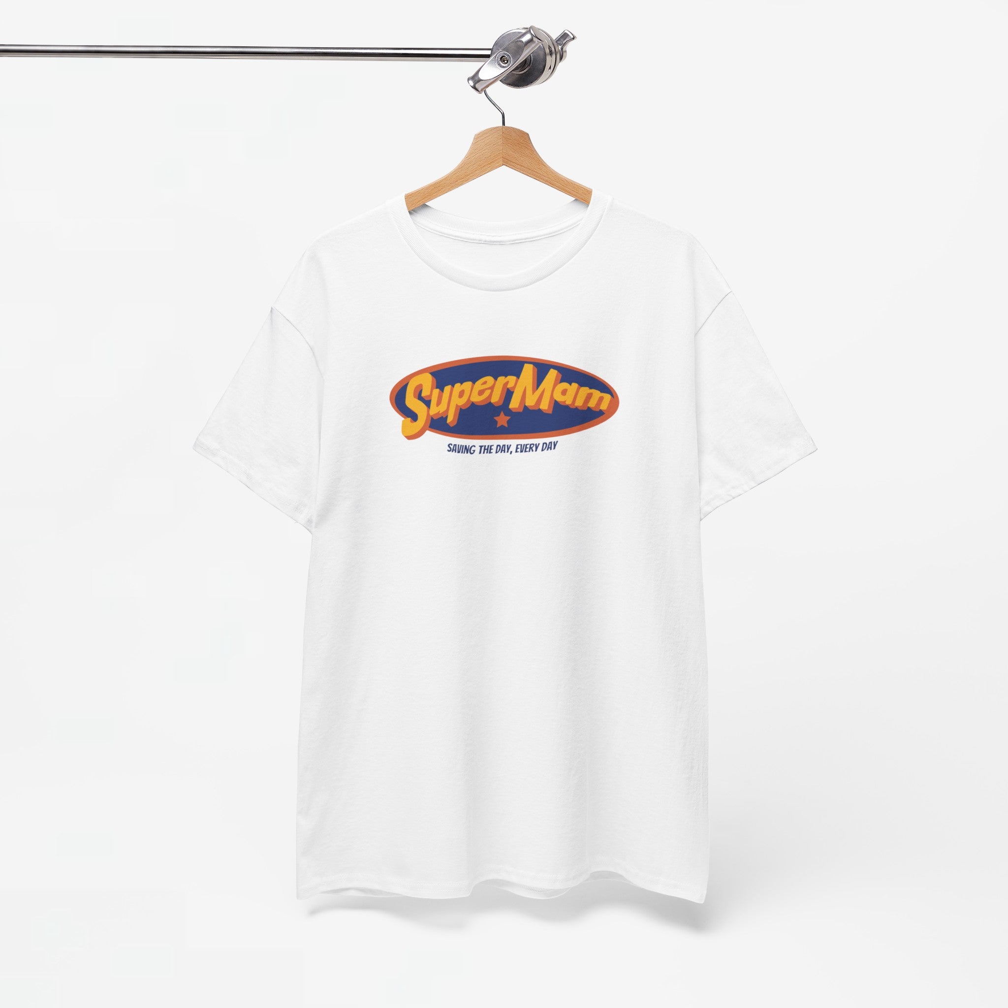 Moederdag Mama Cadeau - T-shirt - Super Mam - Oversized - #70