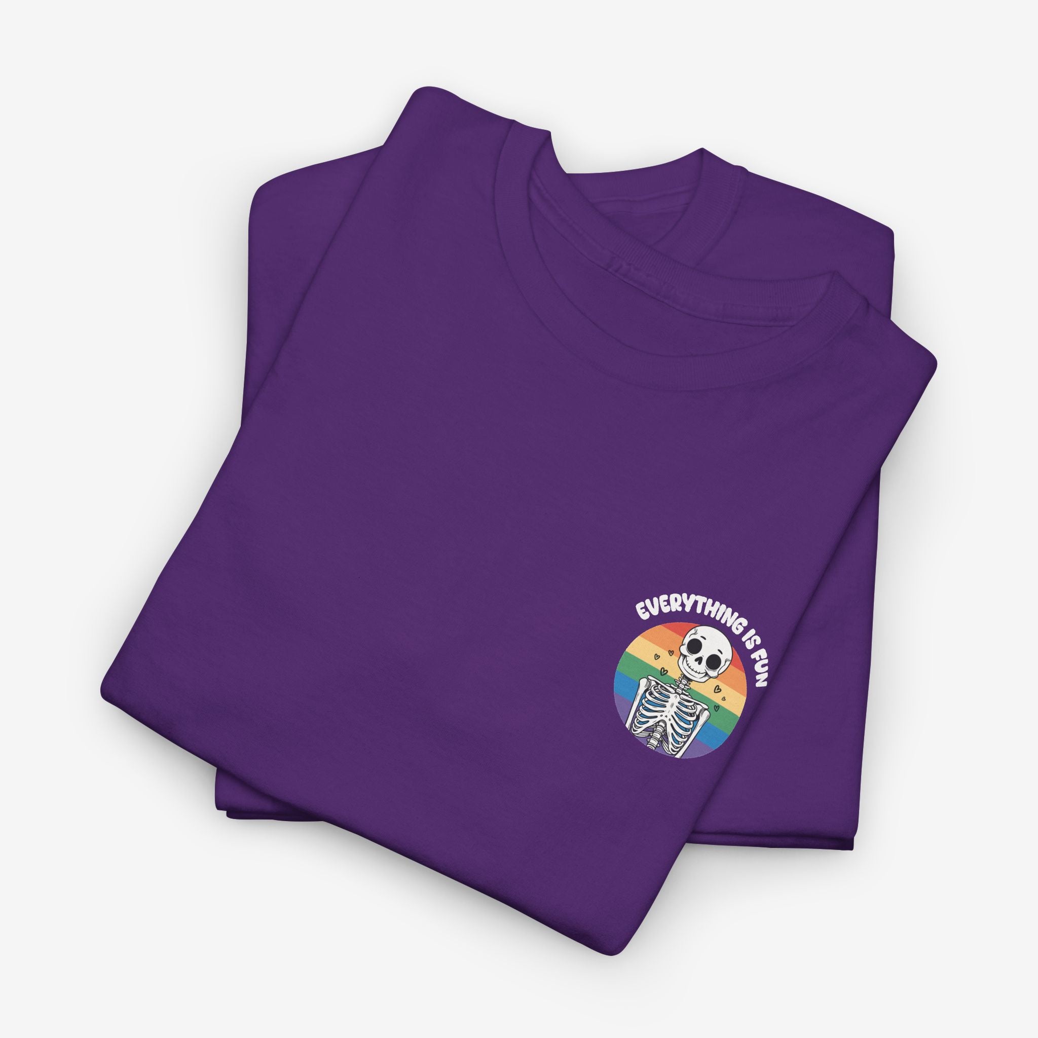 Gay Pride T-shirt - Skelet Everything is Fun | SkrrtShirt
