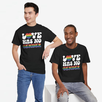 Gay Pride T-shirt - Love Has No Gender - Oversized #20