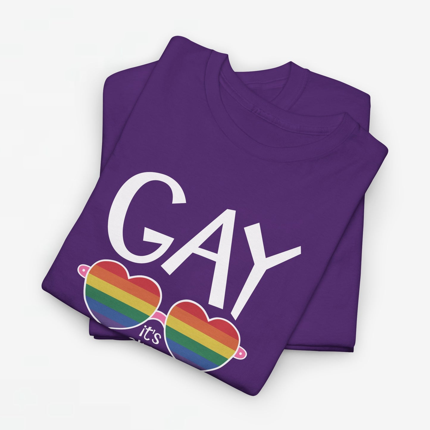 Gay Pride T-shirt - Gay It's Okay - Oversized #23