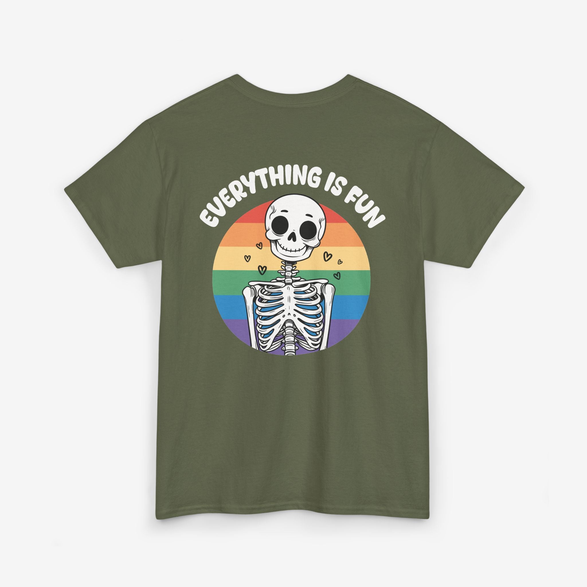 Gay Pride T-shirt - Skelet Everything is Fun | SkrrtShirt