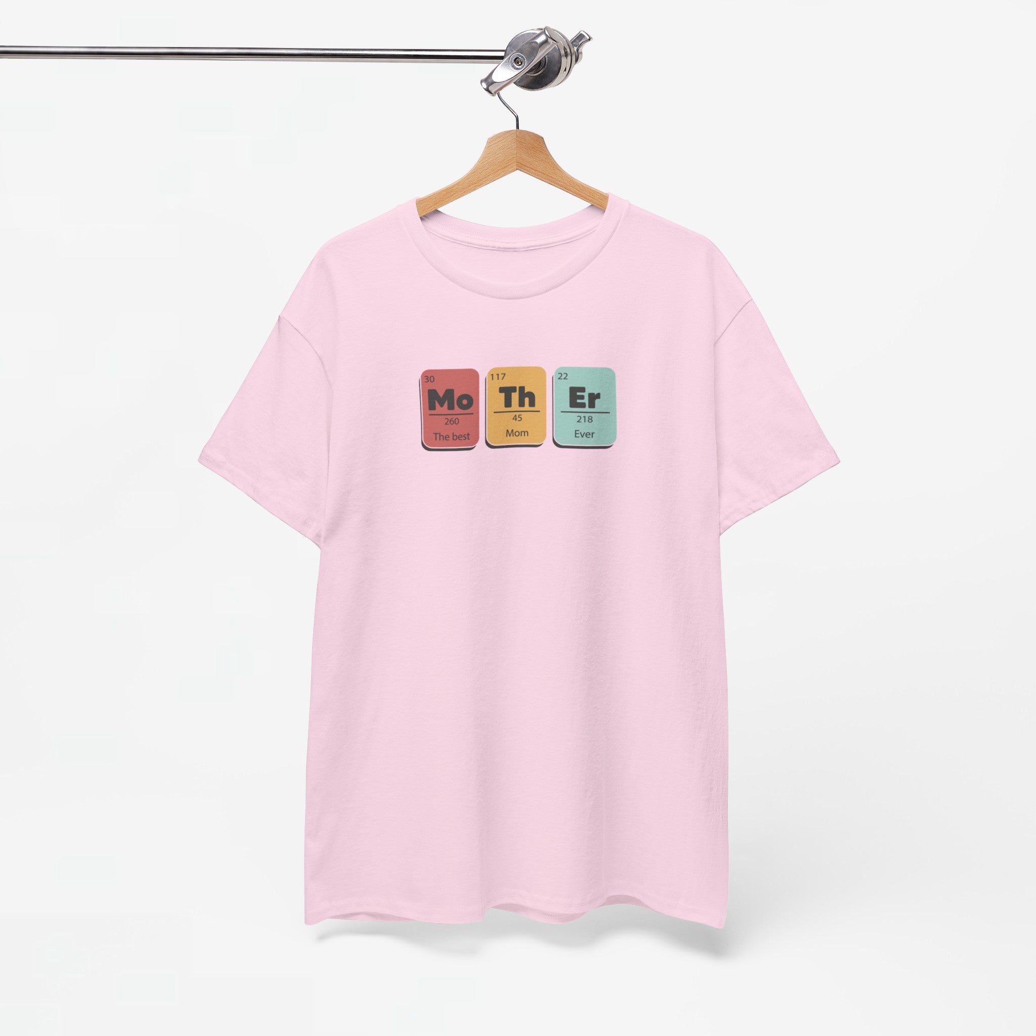 Moederdag Mama Cadeau - T-shirt - Periodiek Systeem Best Mom Ever - Oversized - #56