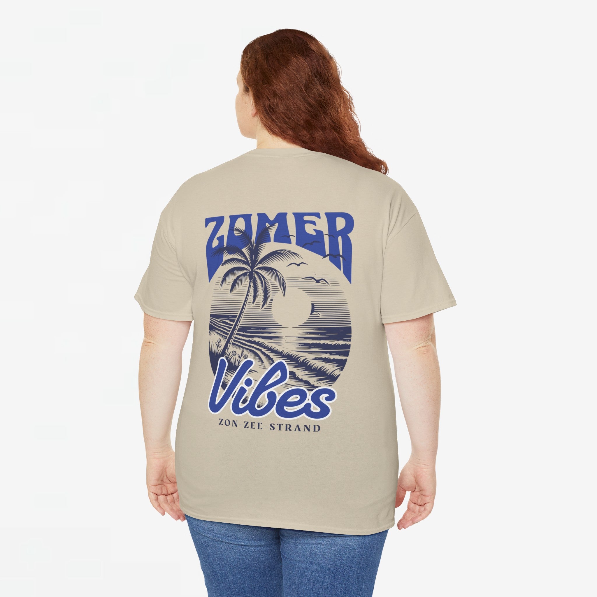 Zomer T-shirt voor Dames - Skrrtshirt Zomervakantie Oversized Tee #3- Zomer Vibes