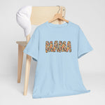Lichtblauw oversized T-shirt aan hanger met 'MAMA' opdruk op de borst