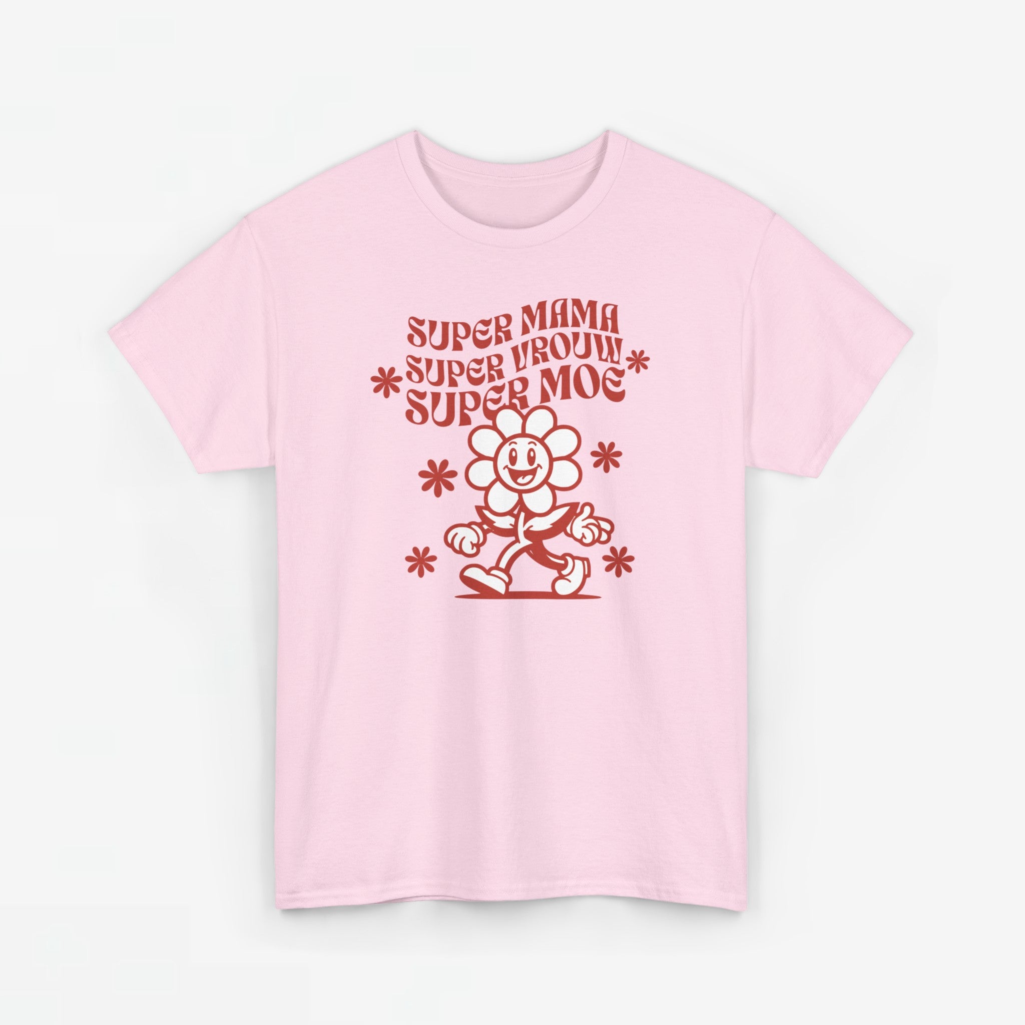 Moederdag Mama Cadeau - T-shirt - Super Mama, Super Vrouw, Super Moe - Oversized - #84