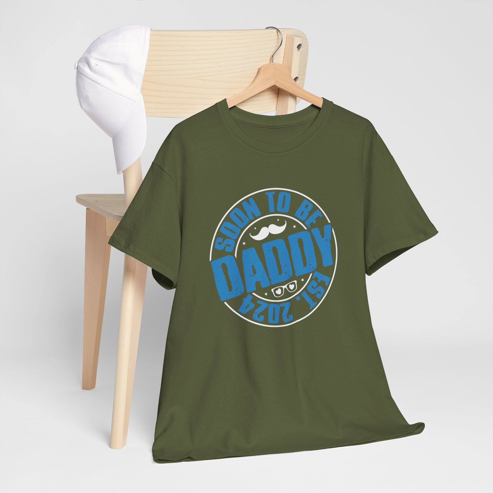 Vaderdag Papa Cadeau - T-shirt - Soon to be Daddy EST 2024 - Oversized #29