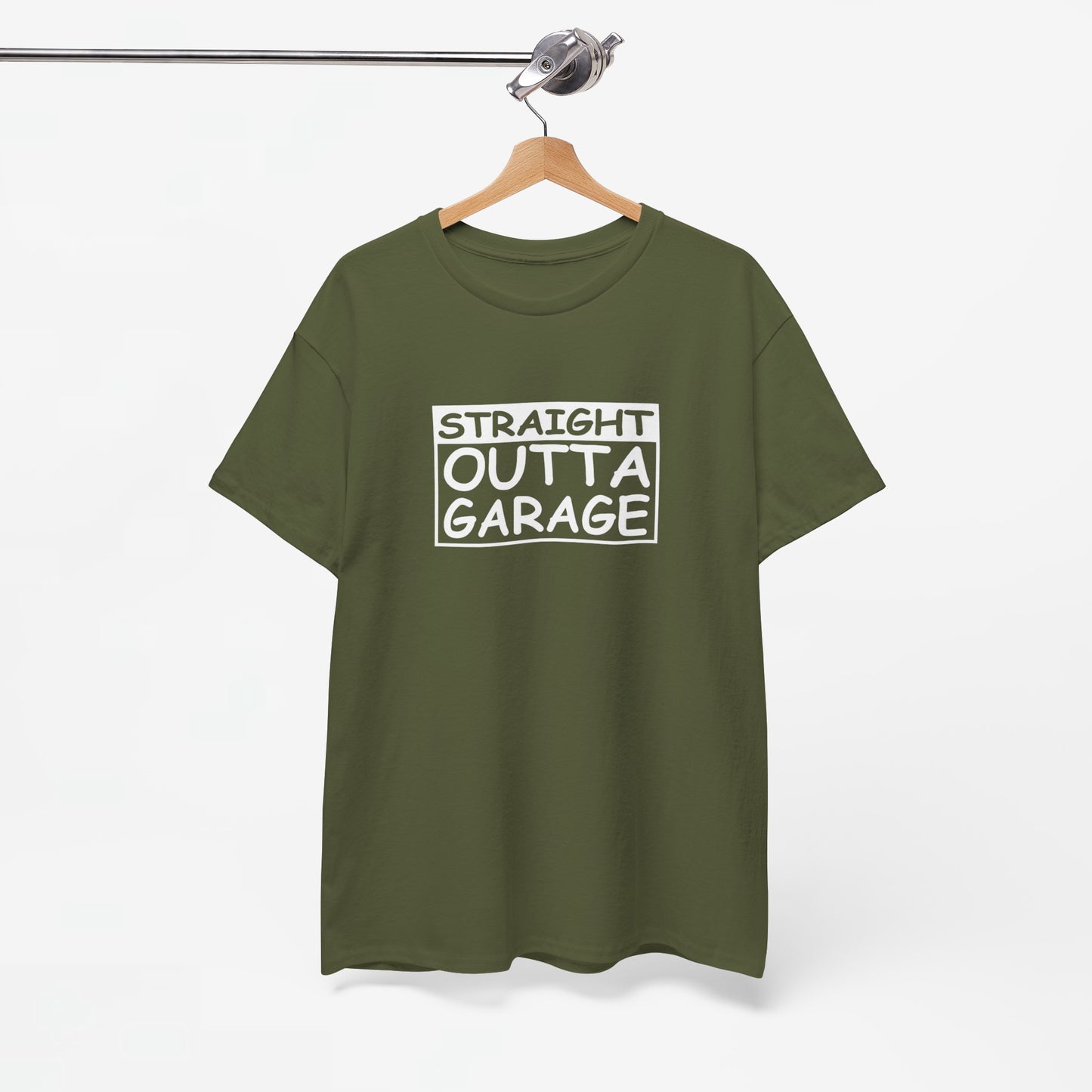 Vaderdag Papa Cadeau - T-shirt - Straight Outta Garage - Oversized #59