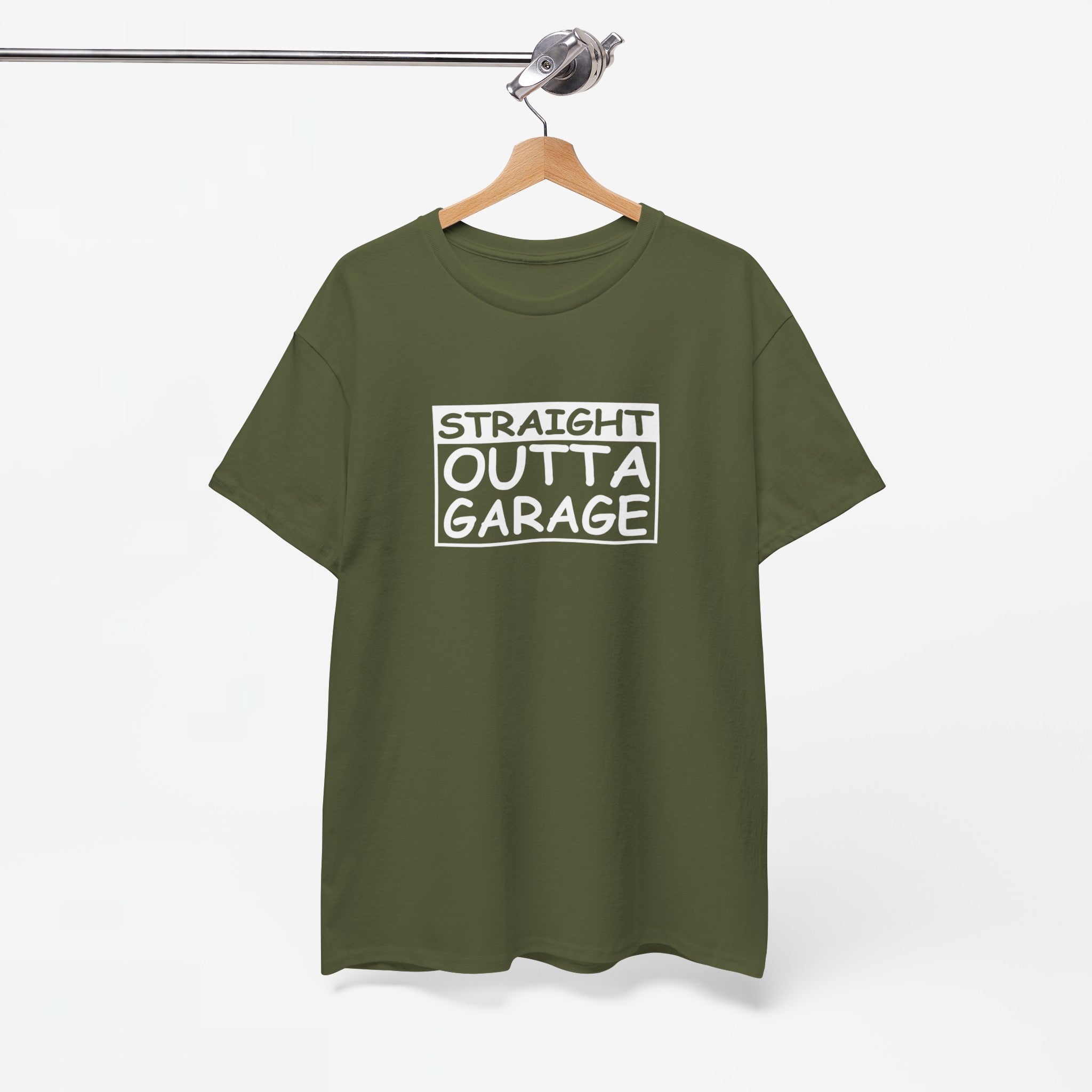 Vaderdag Papa Cadeau - T-shirt - Straight Outta Garage - Oversized #59