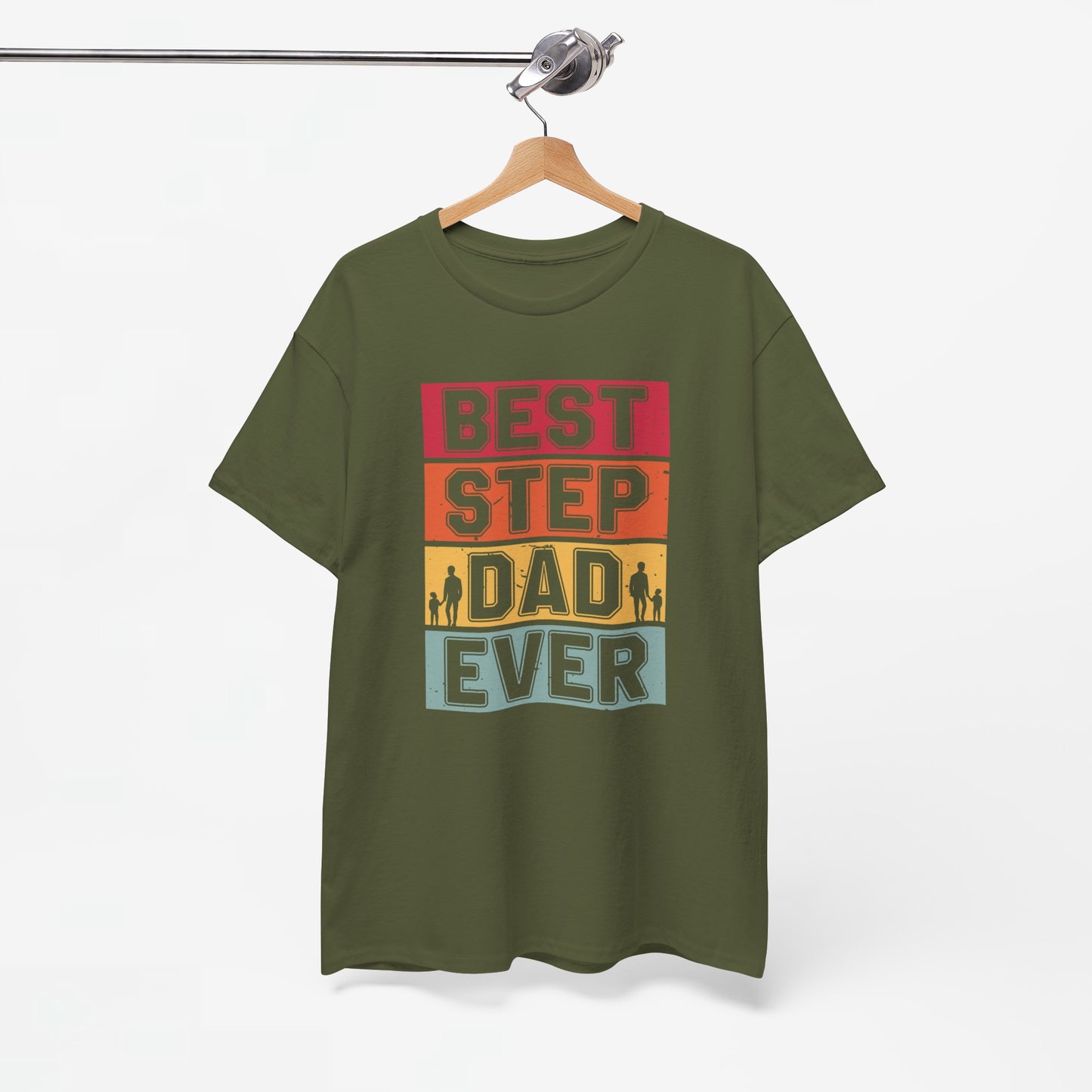 Vaderdag Papa Cadeau - T-shirt - Best Step Dad Ever - Oversized #31