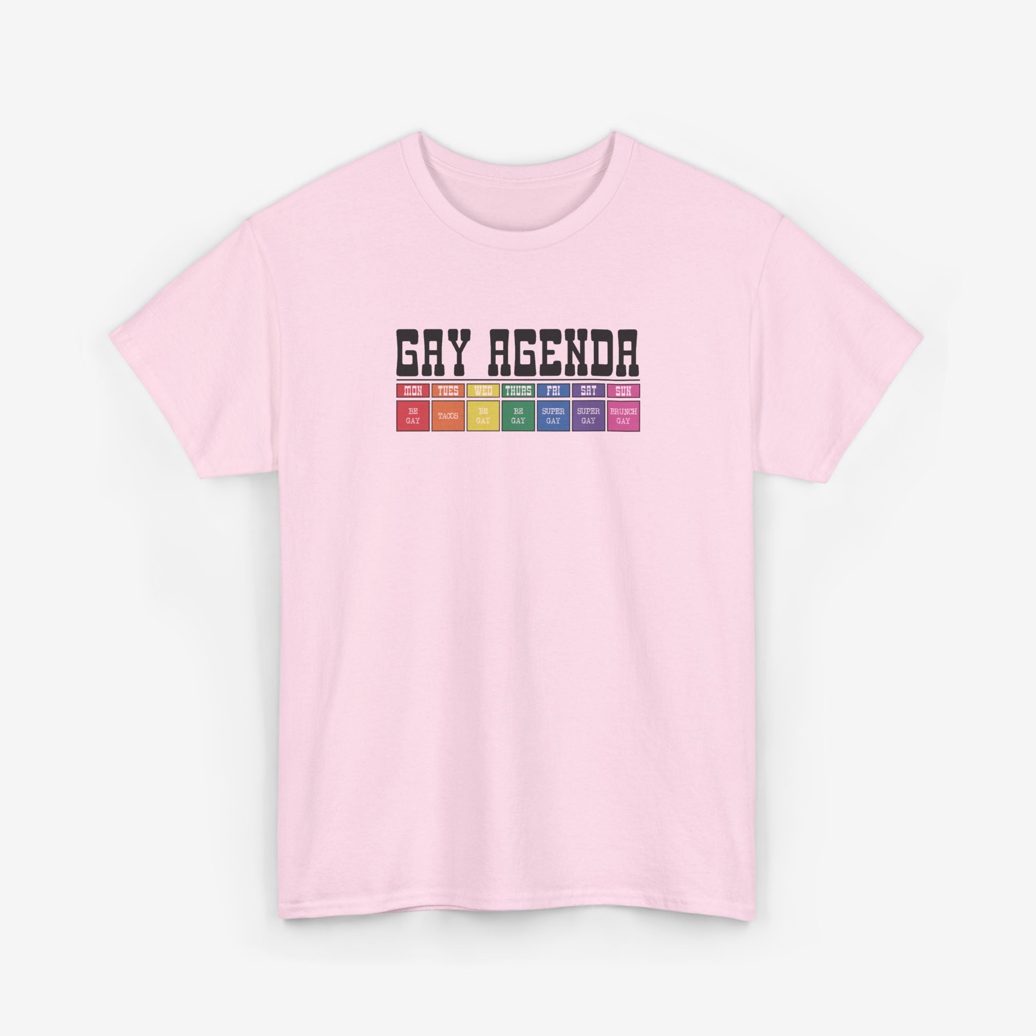Gay Pride T-shirt - Gay Agenda | SkrrtShirt