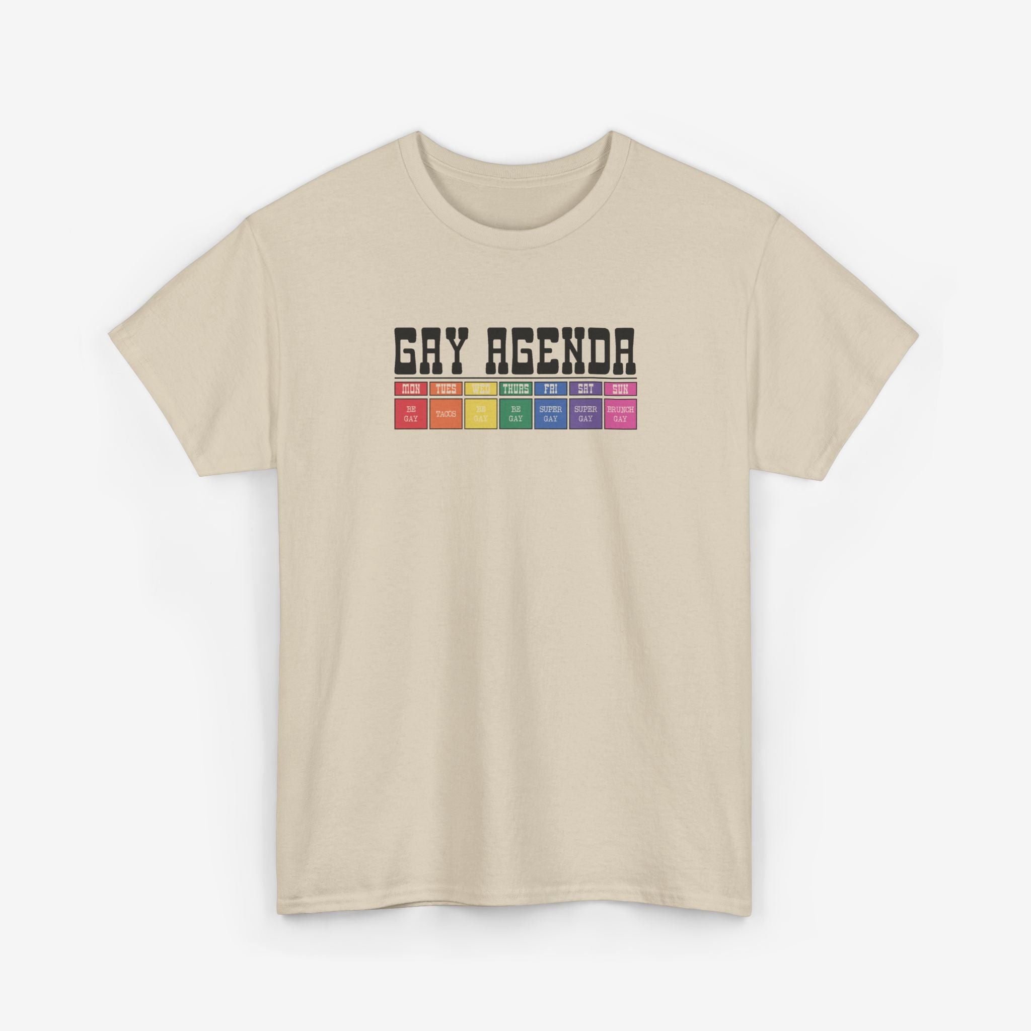 Gay Pride T-shirt - Gay Agenda | SkrrtShirt