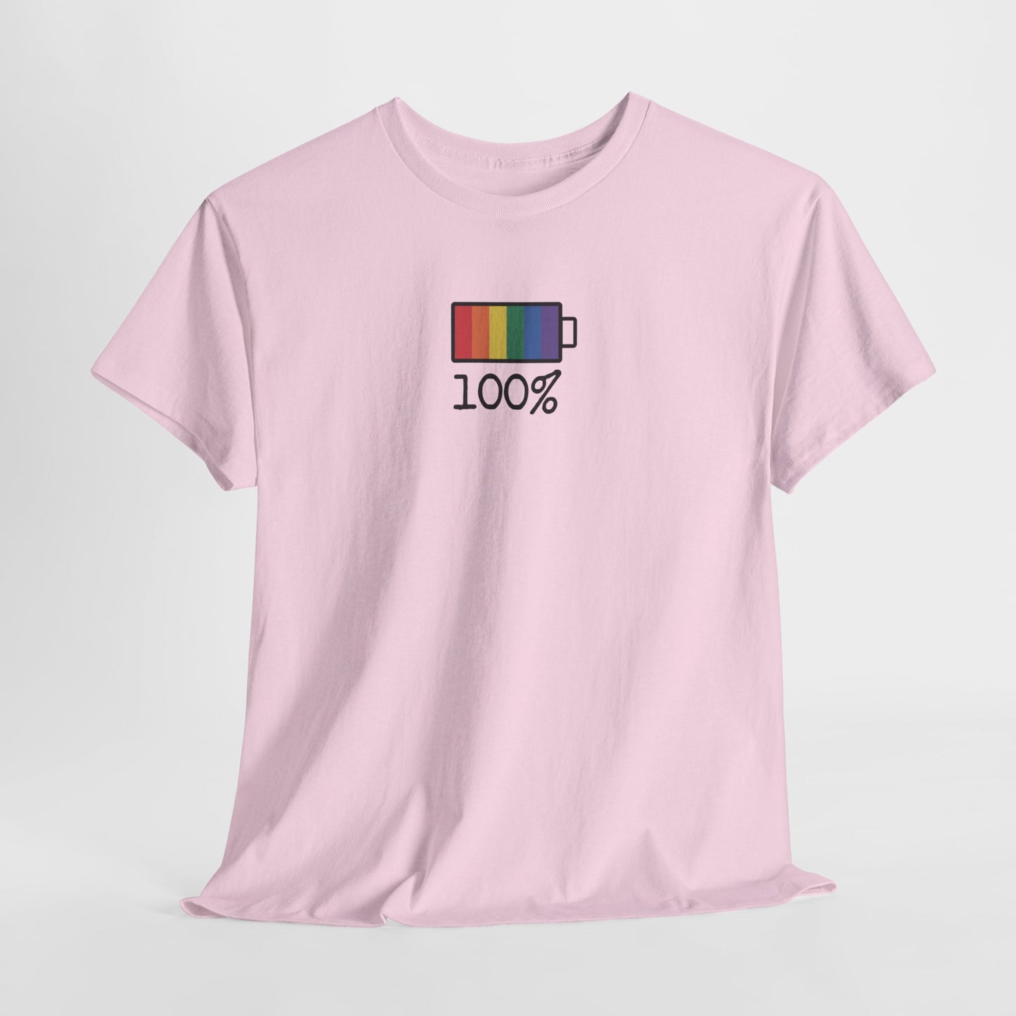 Gay Pride T-shirt - 100% Regenboog - Oversized #33