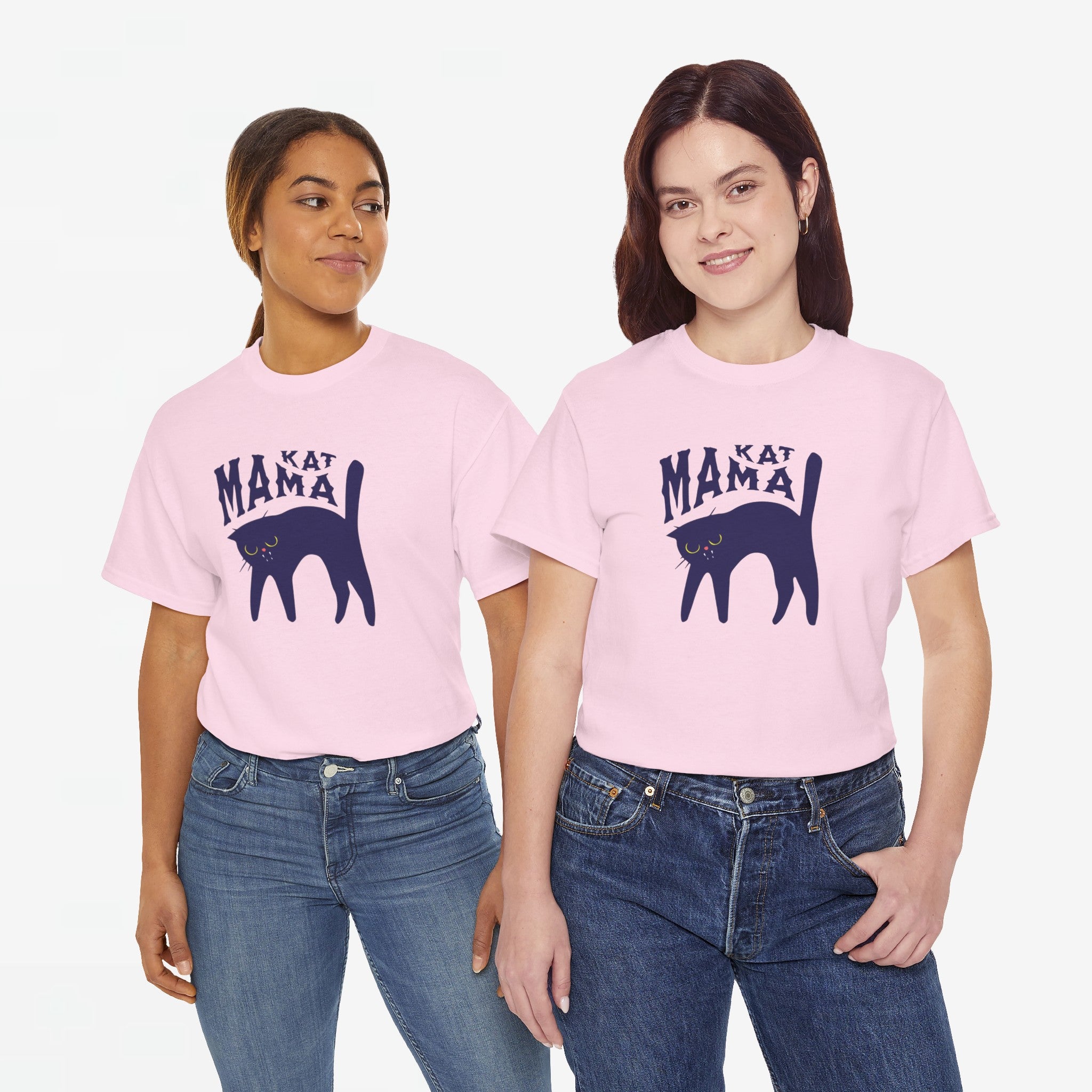 Moederdag Mama Cadeau - T-shirt - Kat Mama - Oversized - #79