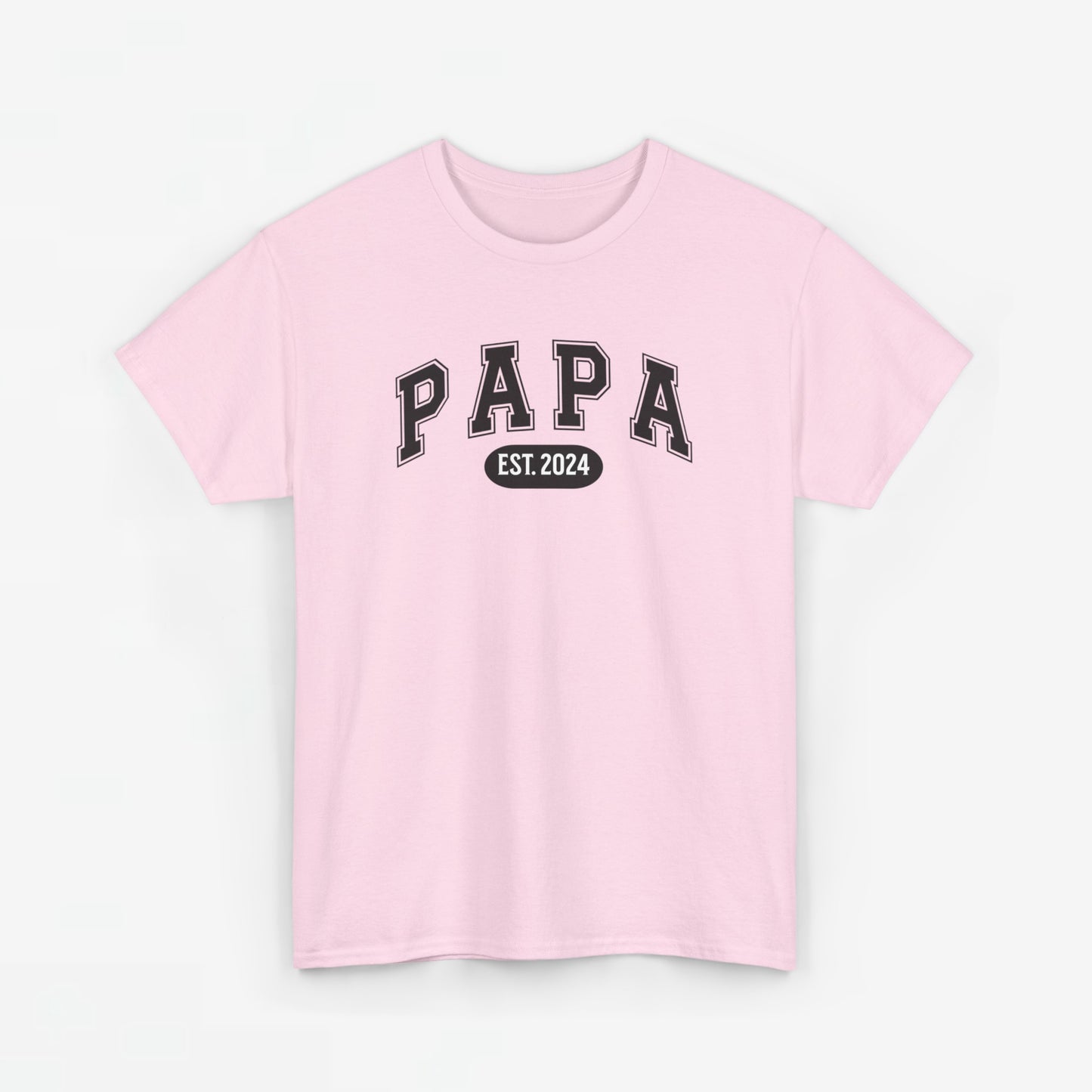 Gepersonaliseerde Vaderdag Papa Cadeau - T-shirt - Papa - EST [Jaar]