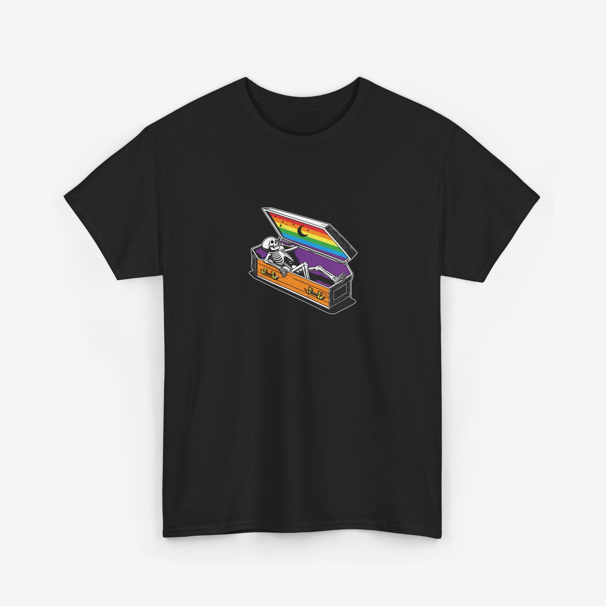 Gay Pride T-shirt - Skeleton Coffin | SkrrtShirt