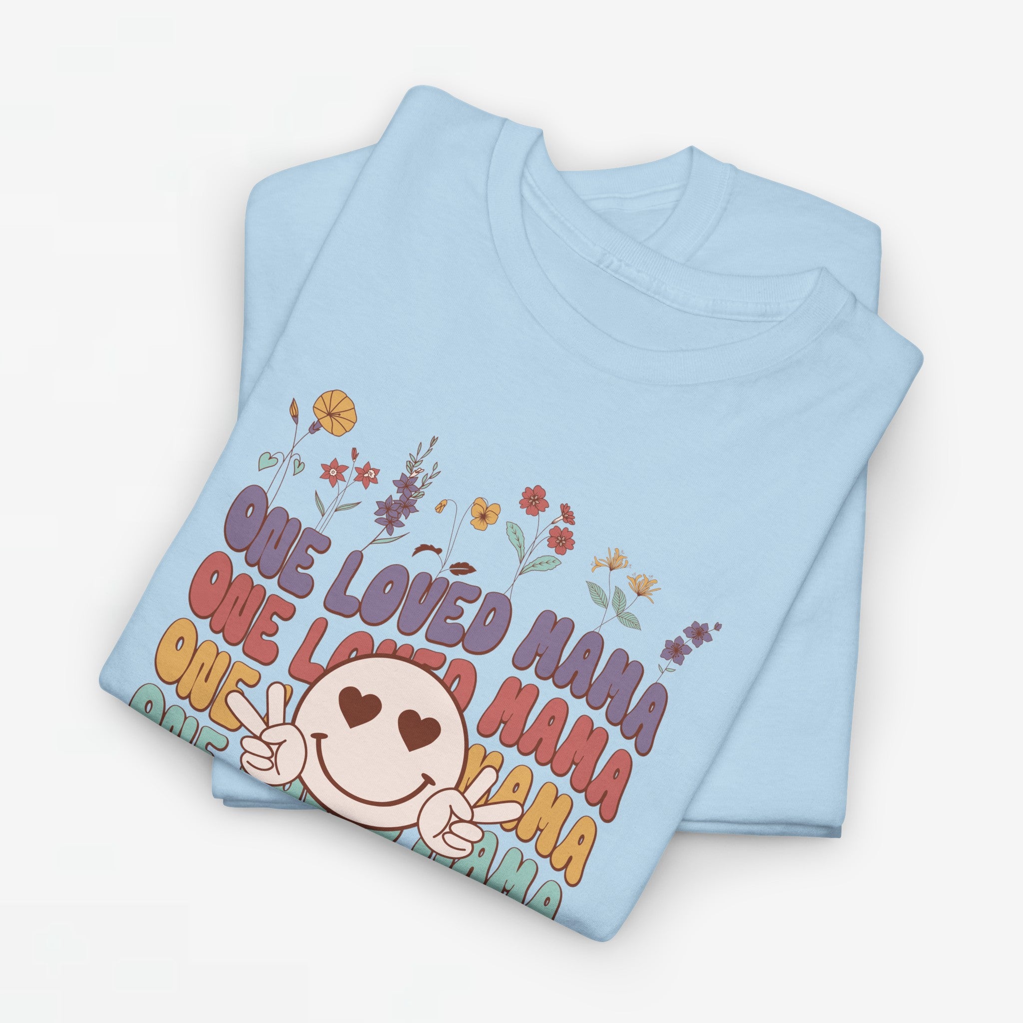Moederdag Mama Cadeau - T-shirt - One Loved Mama - Oversized - #52
