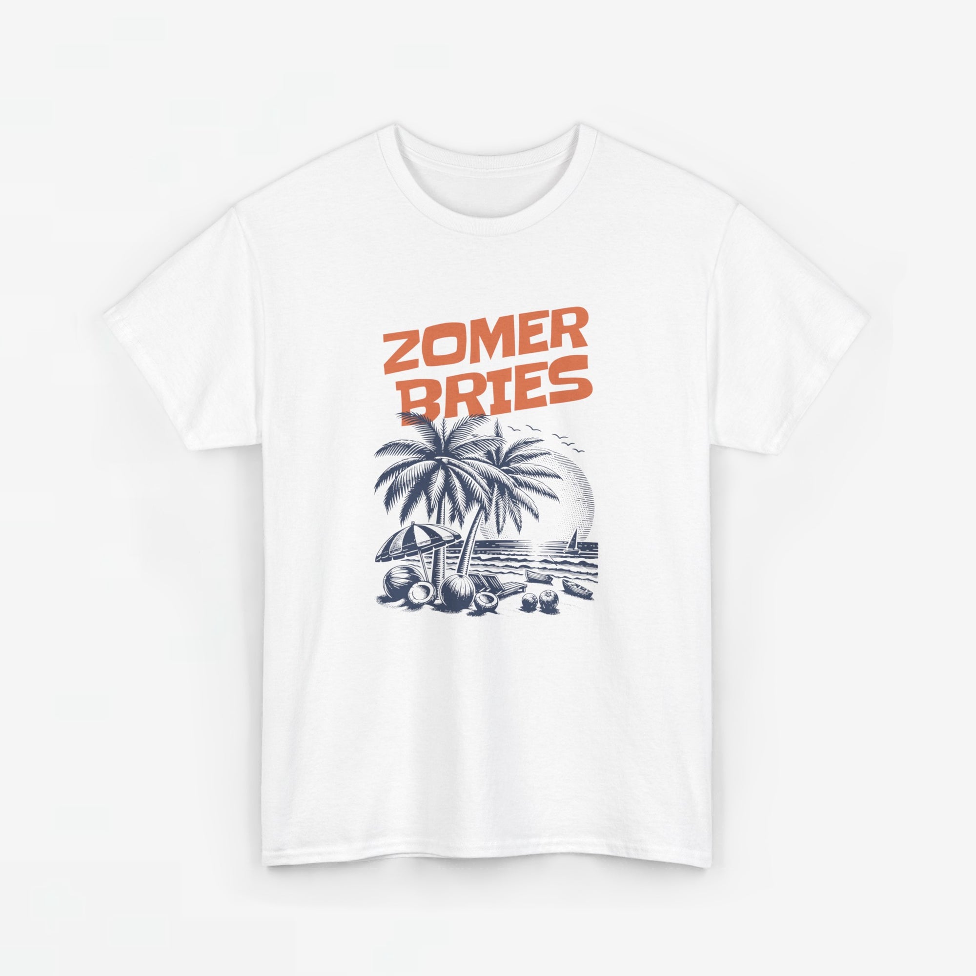 Heren Zomer Oversized T-shirt met print - Zomer Bries