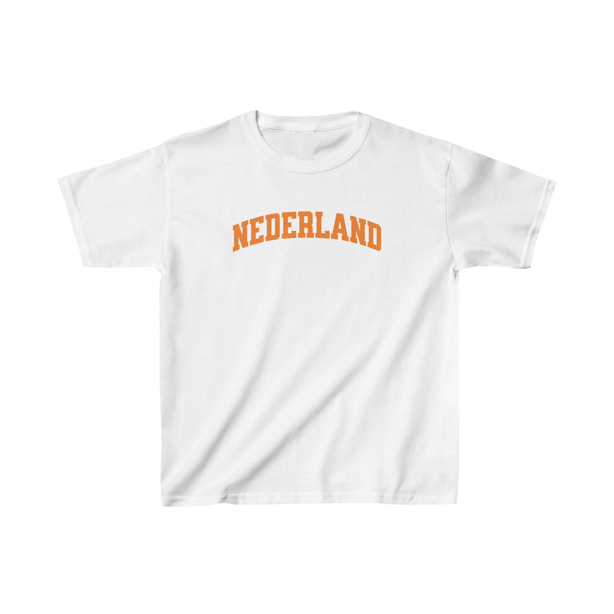 Oranje Baby Tee voor Dames- NEDERLAND