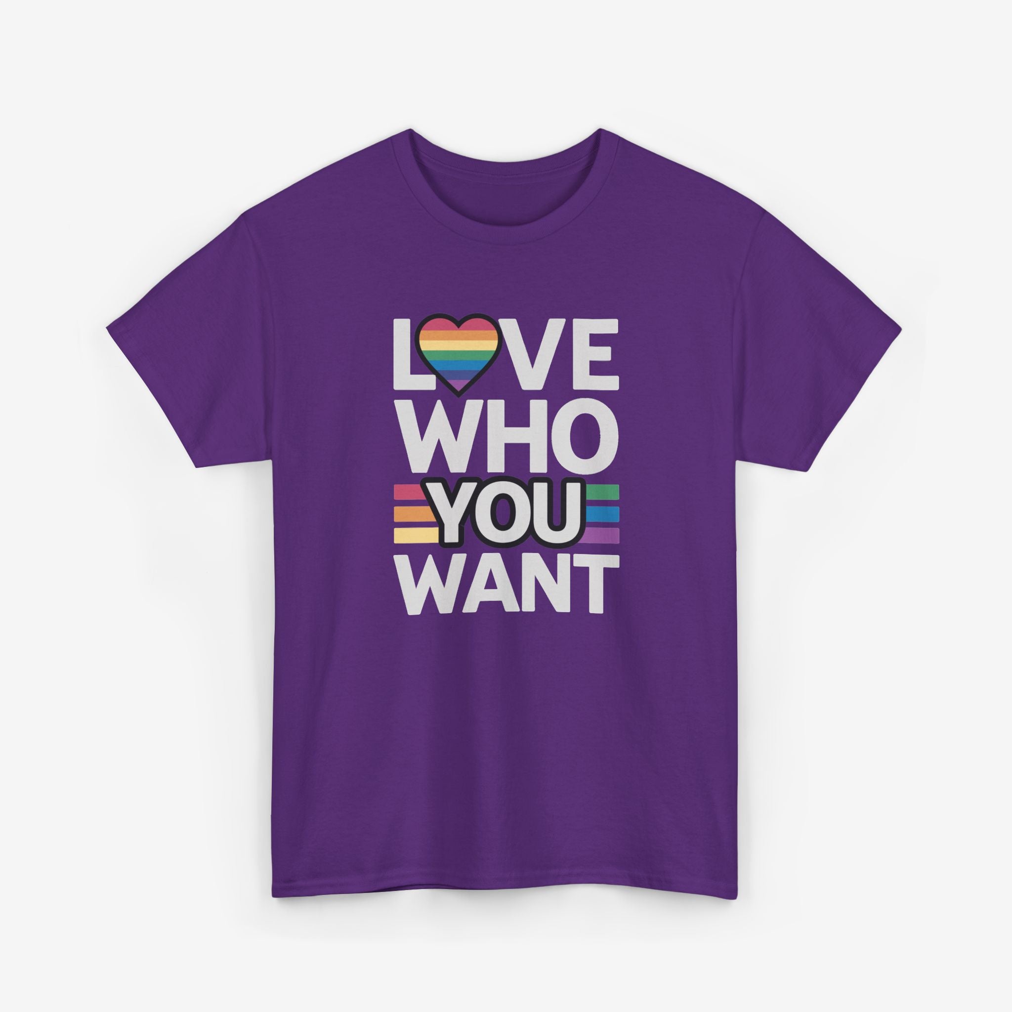 Gay Pride T-shirt - Love Who You Want | SkrrtShirt