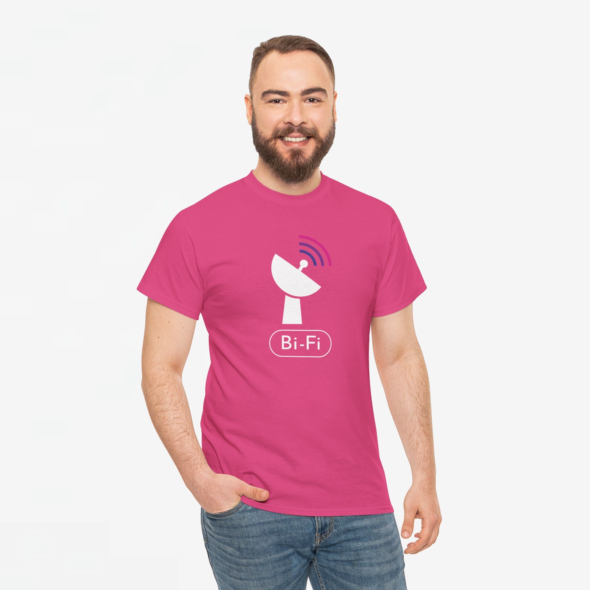 Gay Pride T-shirt - Bi Fi - Oversized #58