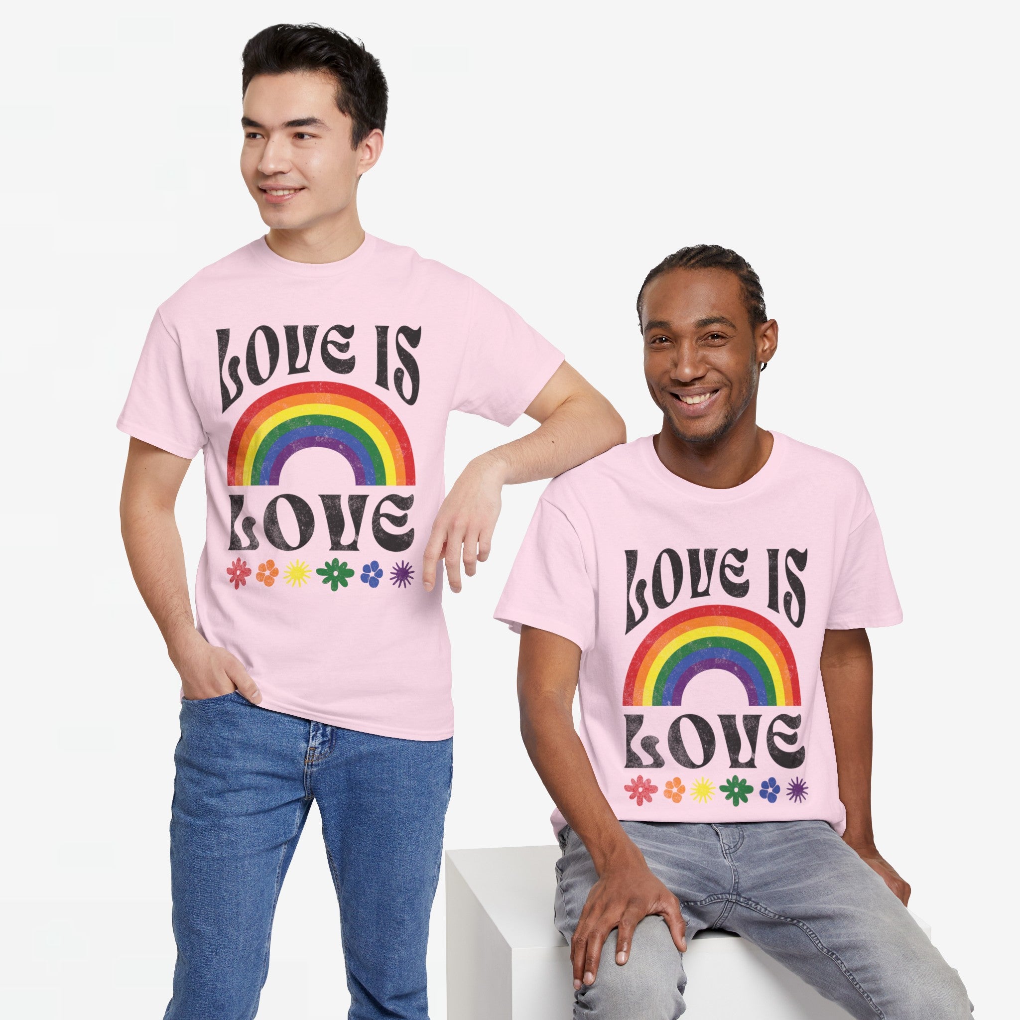Gay Pride T-shirt - Love is love- Oversized #53