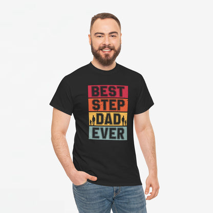 Vaderdag Papa Cadeau - T-shirt - Best Step Dad Ever - Oversized #31