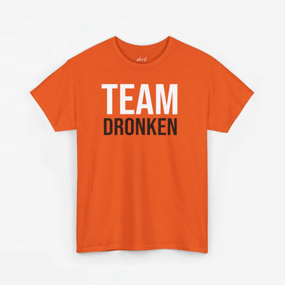 Team Dronken | Front Print | Koningsdag T-shirt | Oversized