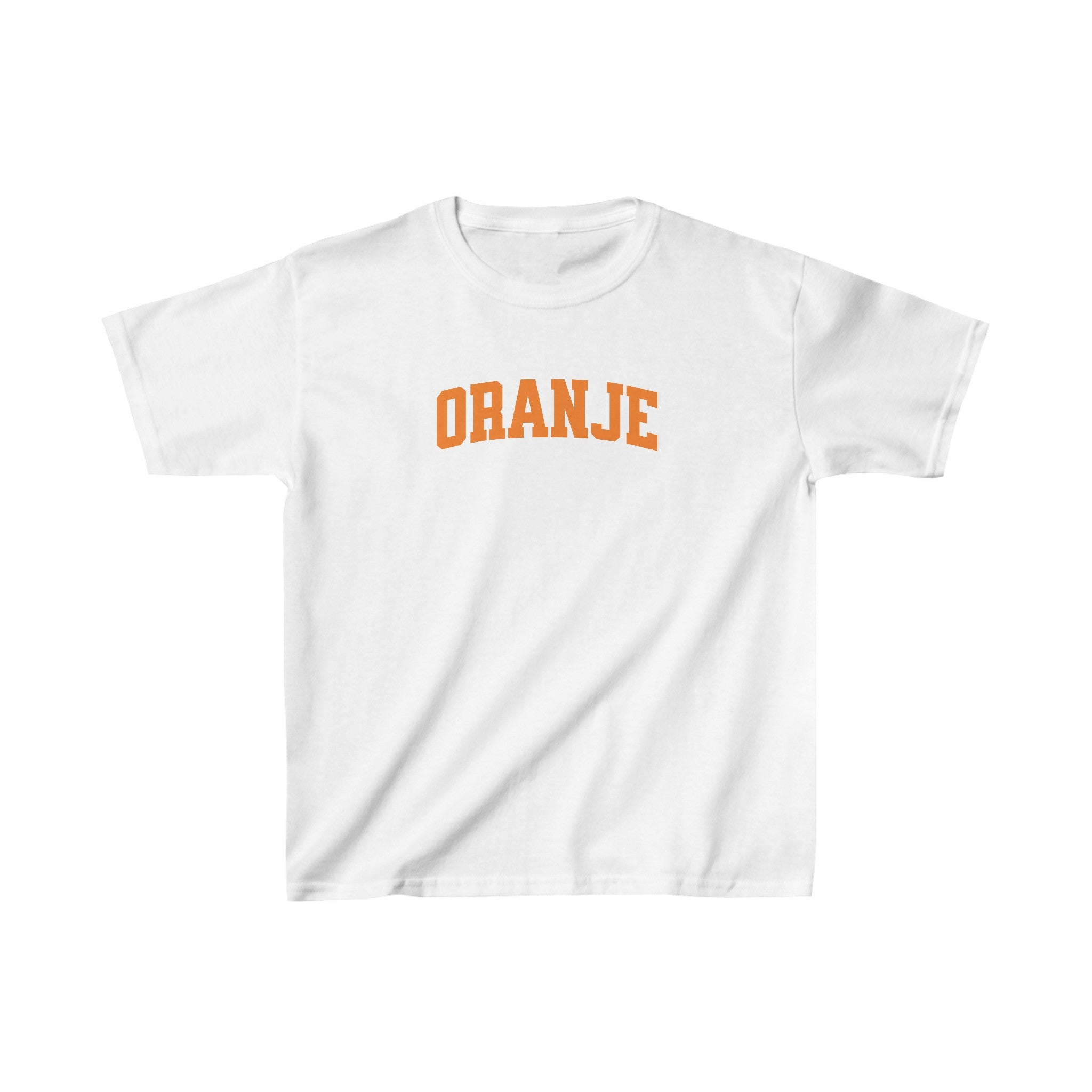 Oranje Baby Tee voor Dames- ORANJE