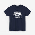 Vaderdag Papa Cadeau - T-shirt - Gamer Dads have more lives - Oversized #22