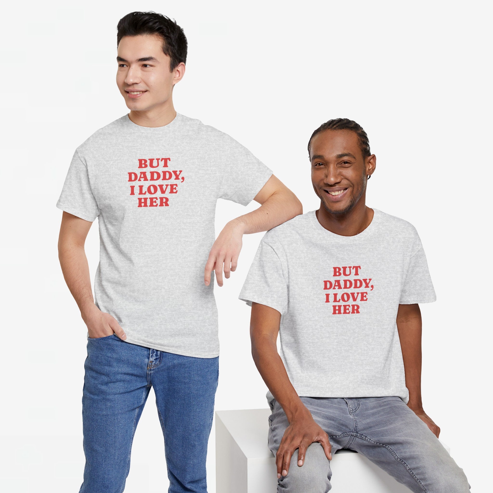 Gay Pride T-shirt - But Daddy, I love Her - Oversized Tee