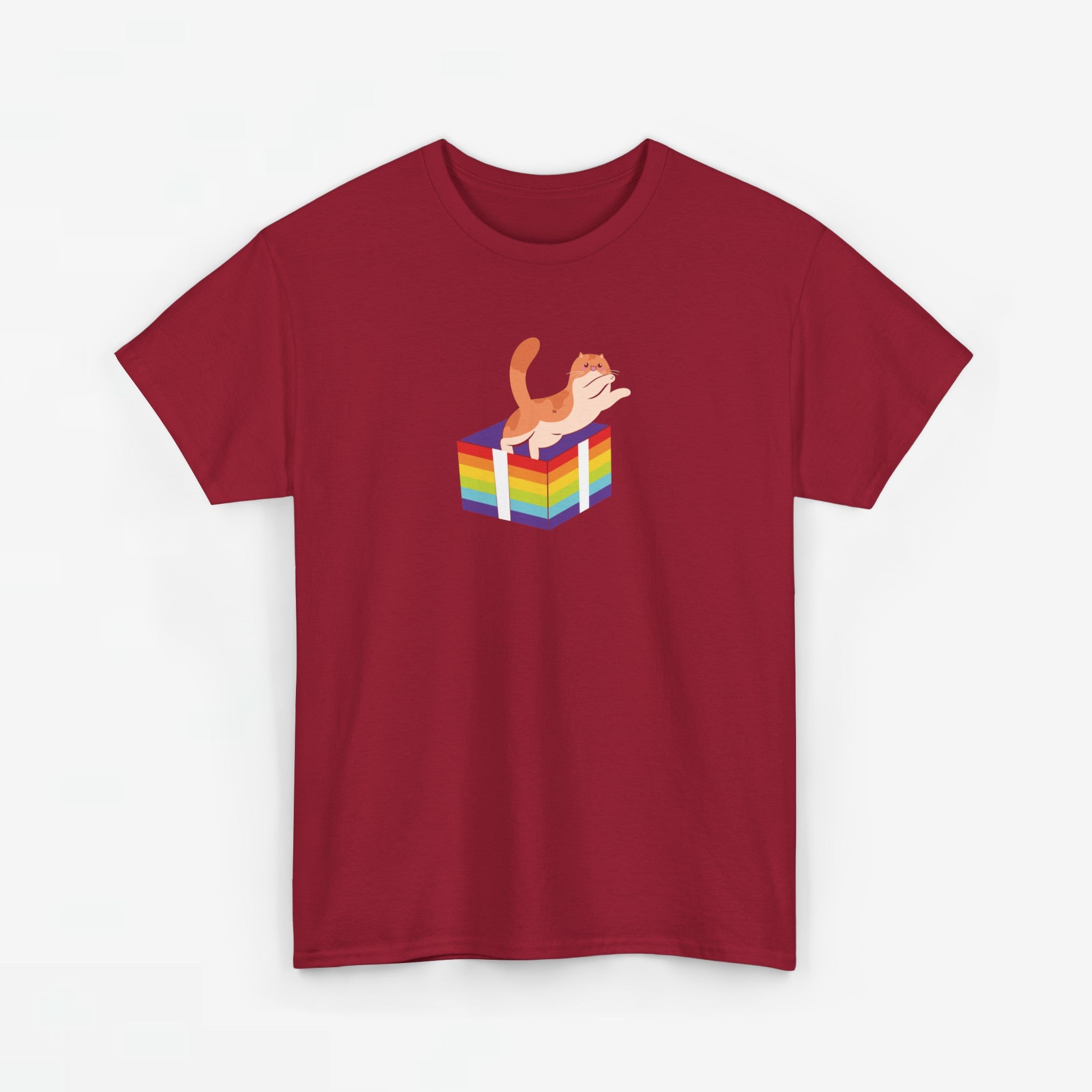 Gay Pride T-shirt - Kat Regenboog - Oversized #57