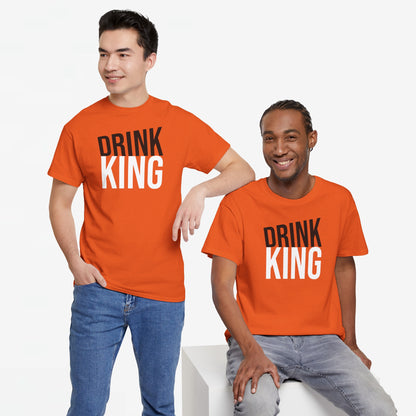 Drink King | Front Print | Koningsdag T-shirt | Oversized