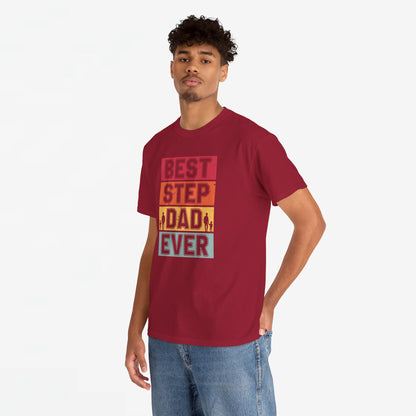 Vaderdag Papa Cadeau - T-shirt - Best Step Dad Ever - Oversized #31