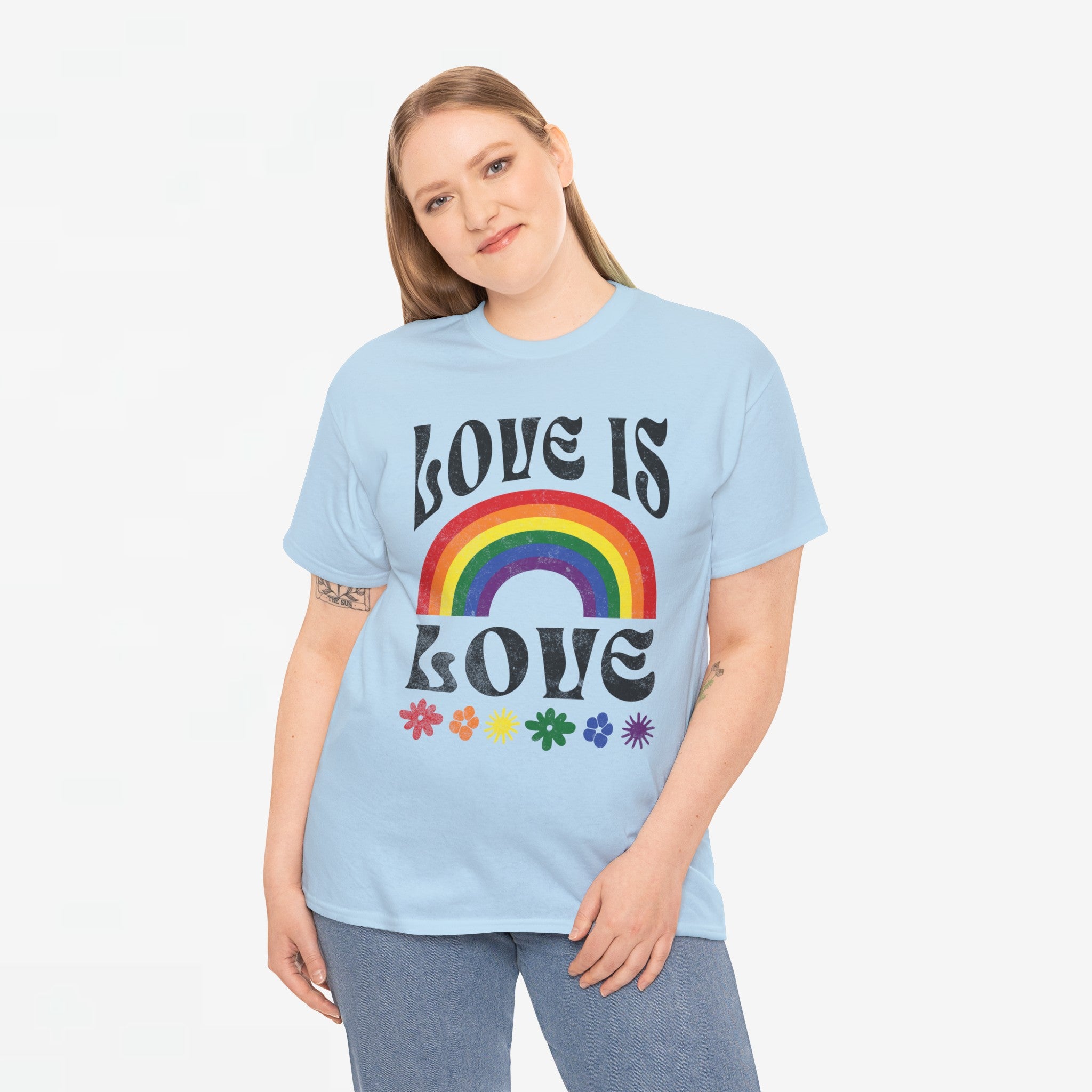 Gay Pride T-shirt - Love is love- Oversized #53