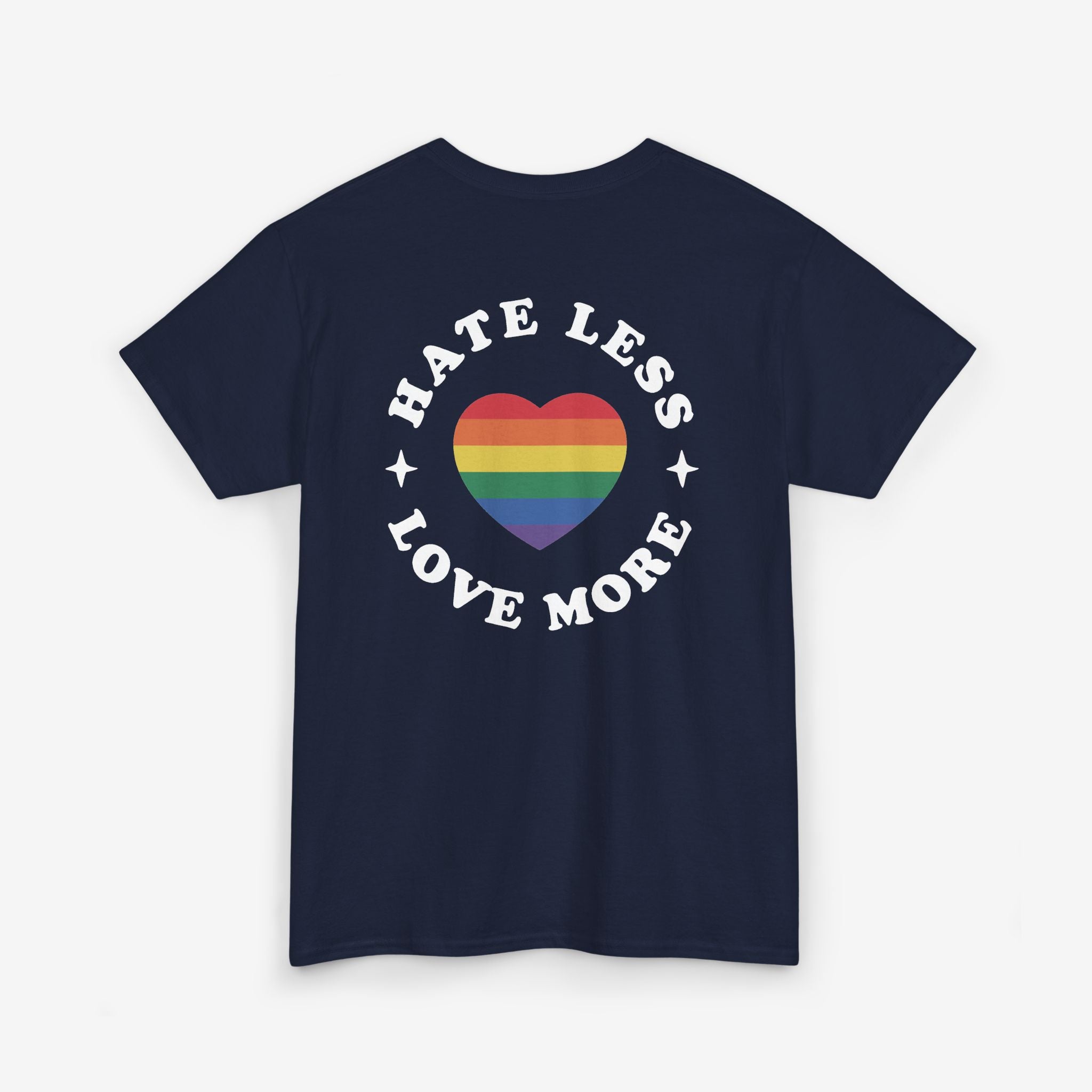Gay Pride T-shirt - Hate Less Love More | SkrrtShirt