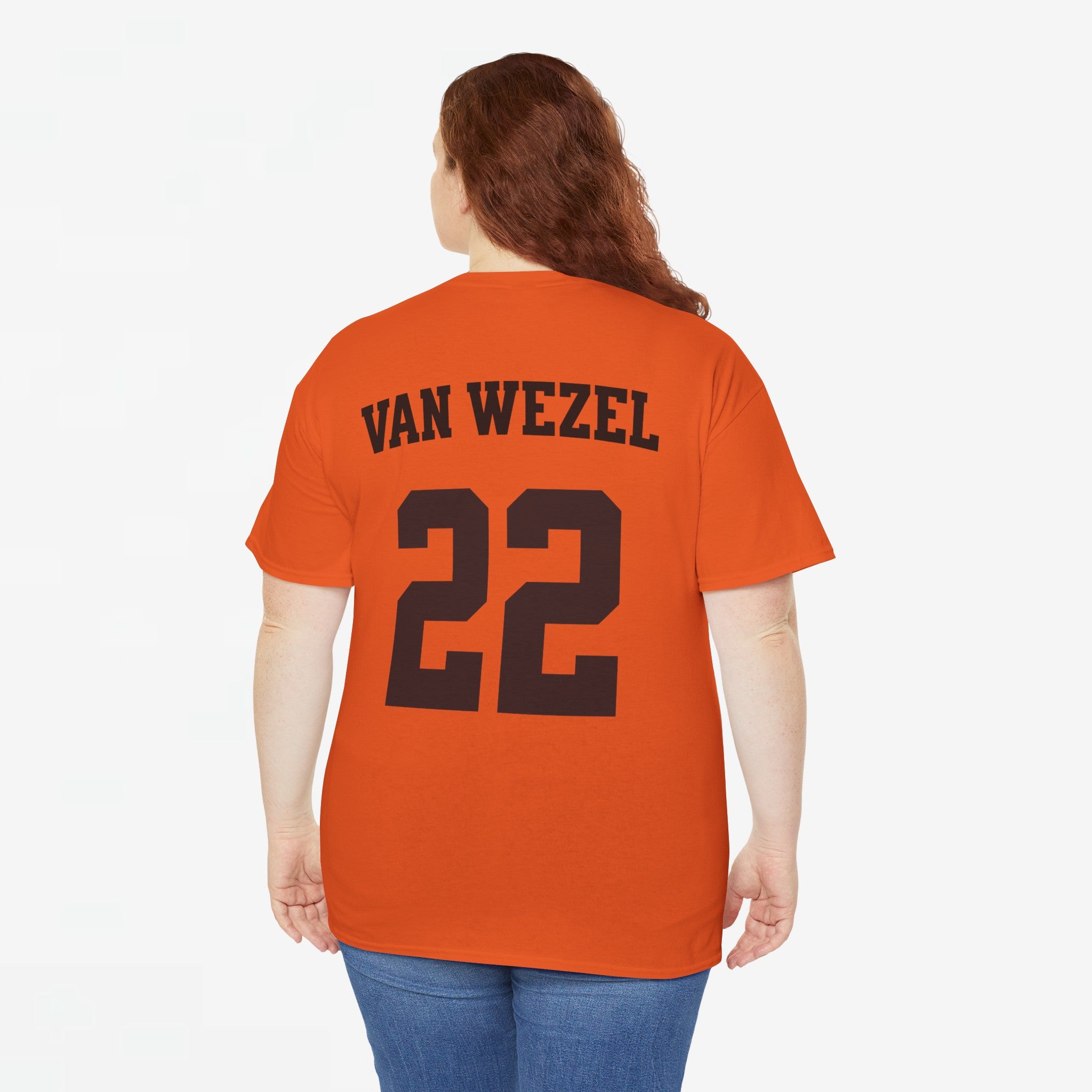 Oranje T-shirt voor EK, WK en Koningsdag - Personaliseer met Naam & Rugnummer (zwarte tekst)