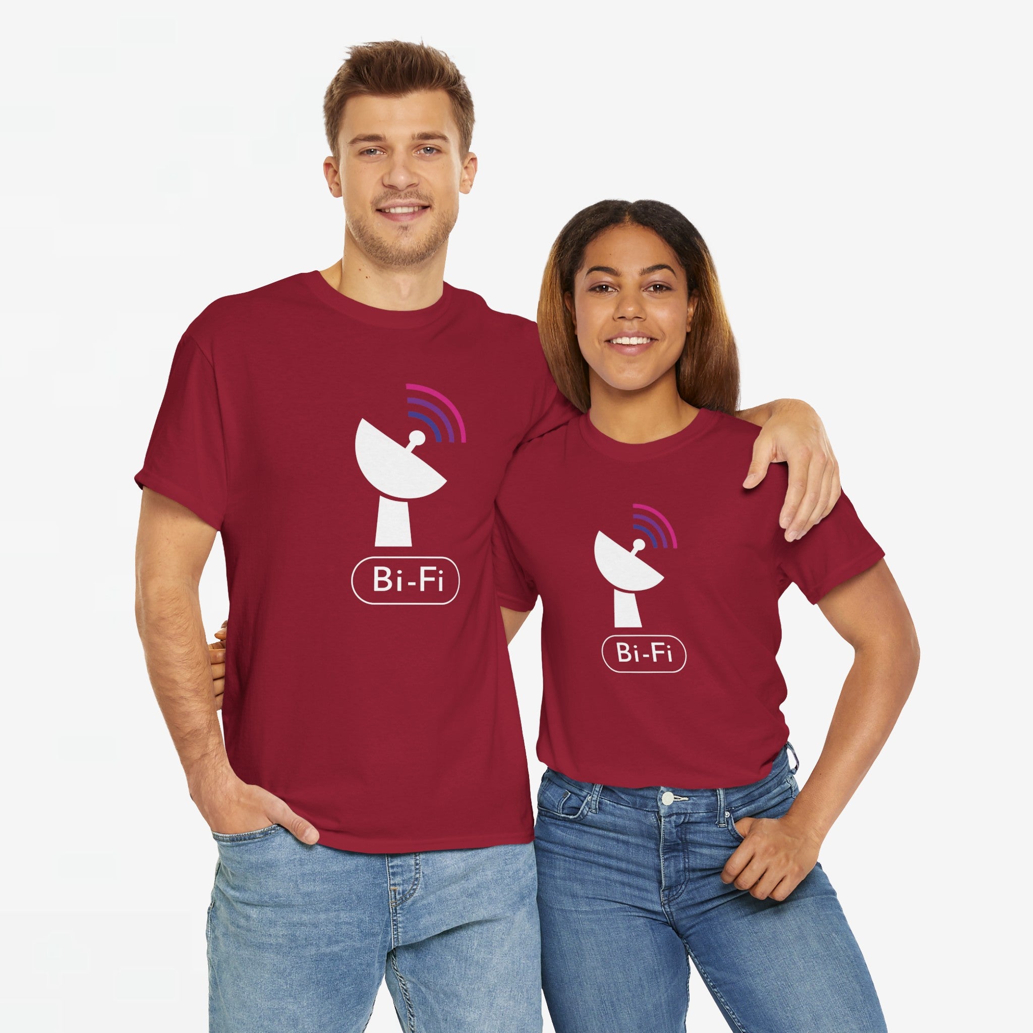 Gay Pride T-shirt - Bi Fi - Oversized #58