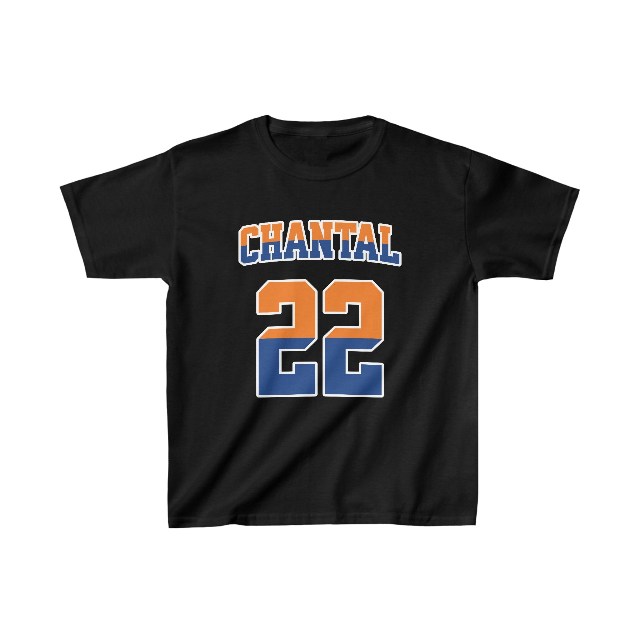 Oranje Cropped T-shirt voor Dames-  Met Naam & Rugnummer