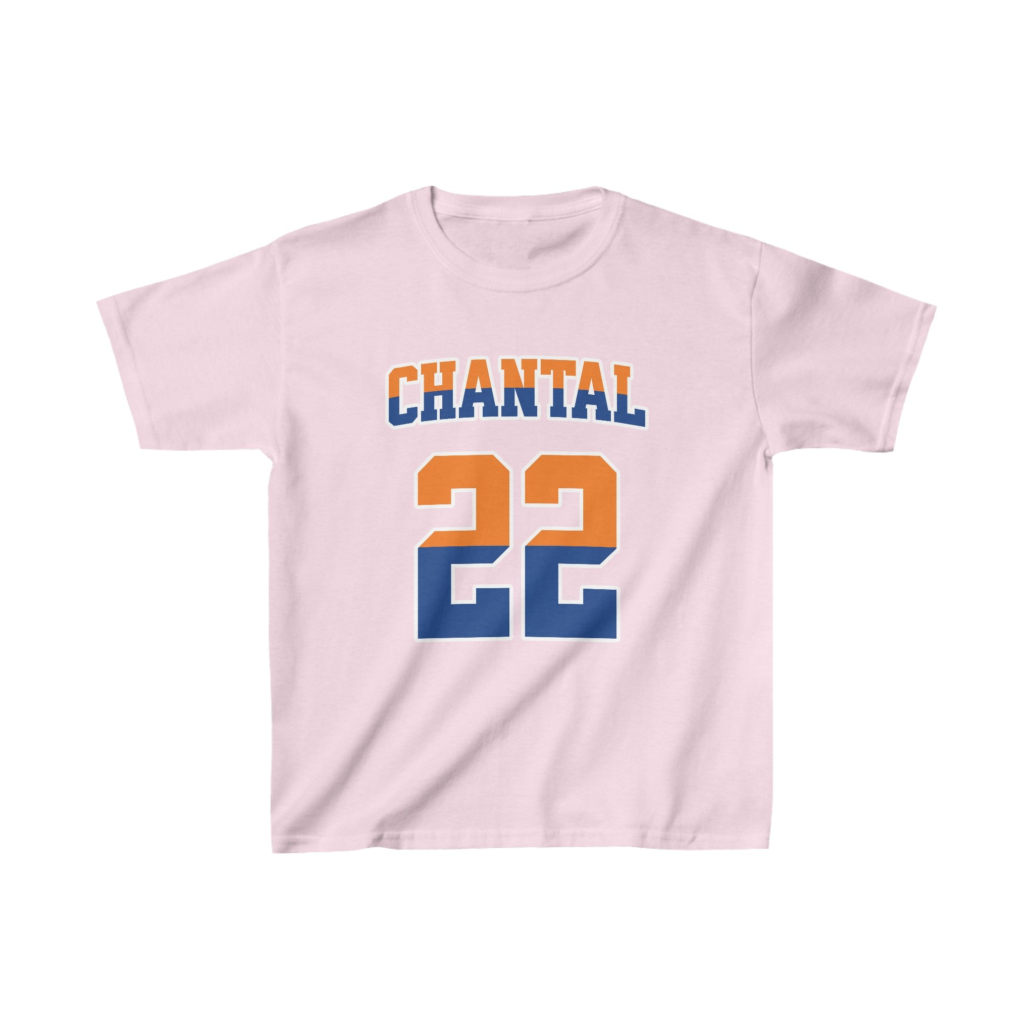 Oranje Cropped T-shirt voor Dames-  Met Naam & Rugnummer