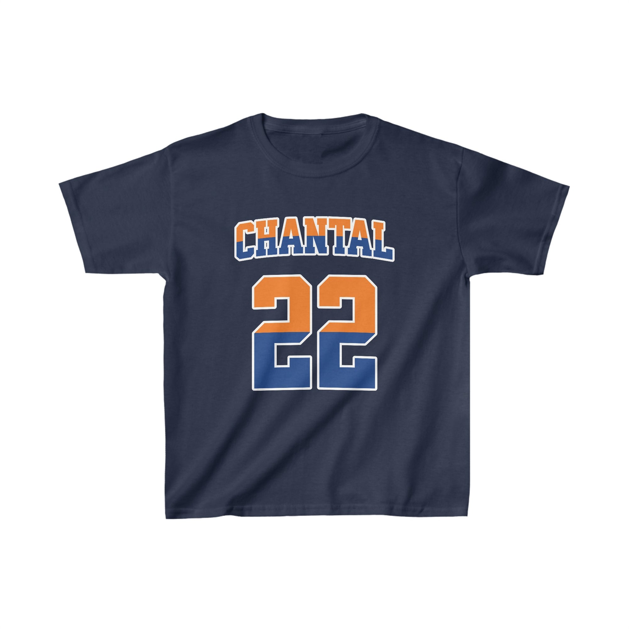 Oranje Cropped T-shirt voor Dames-  Met Naam & Rugnummer