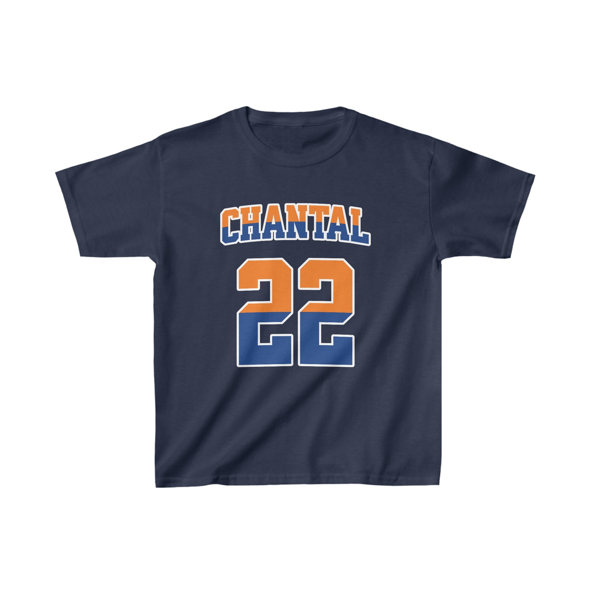 Oranje Cropped T-shirt voor Dames-  Met Naam & Rugnummer